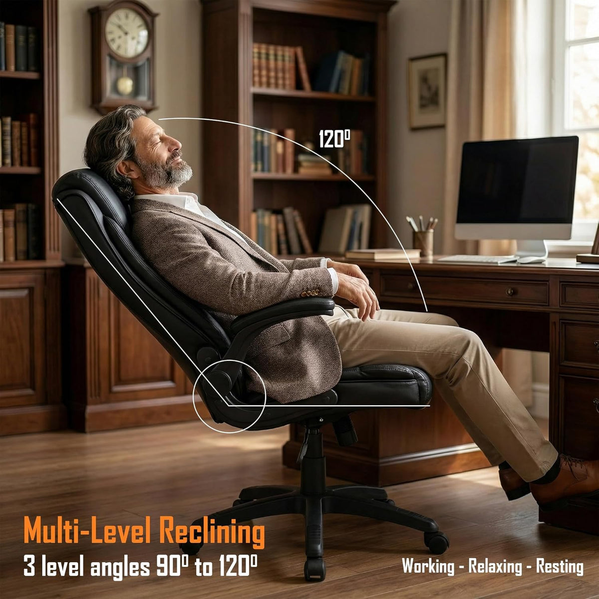 Drogo Dominus Ergonomic Leather Office Chair