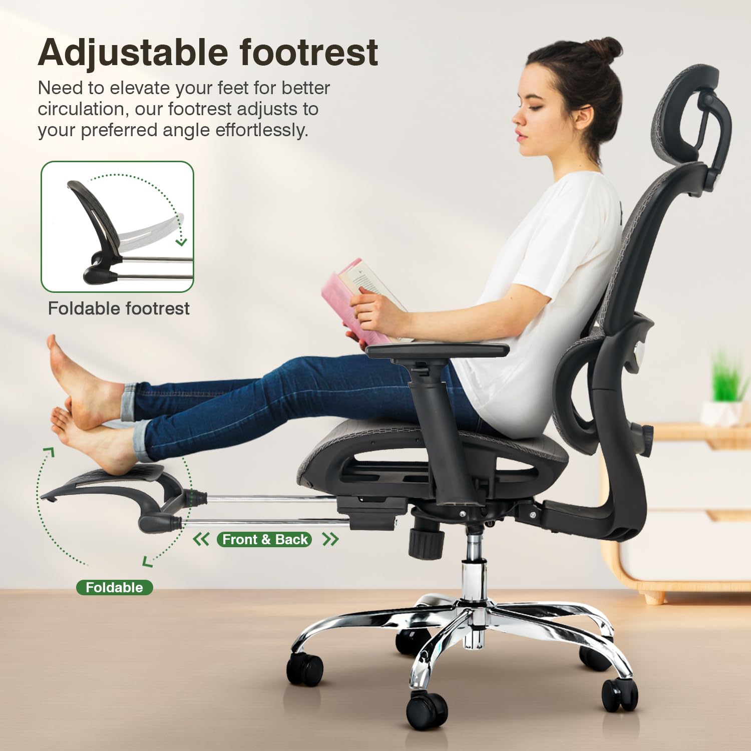 Drogo ProFlex Ergonomic Office Chair for Work from Home