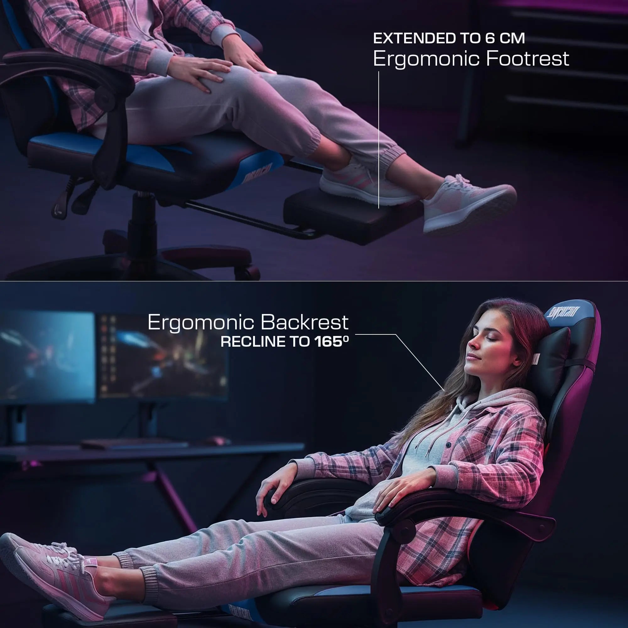 Drogo Auro X1 Ergonomic Gaming Chair with Premium PU Leather Fabric Drogo India