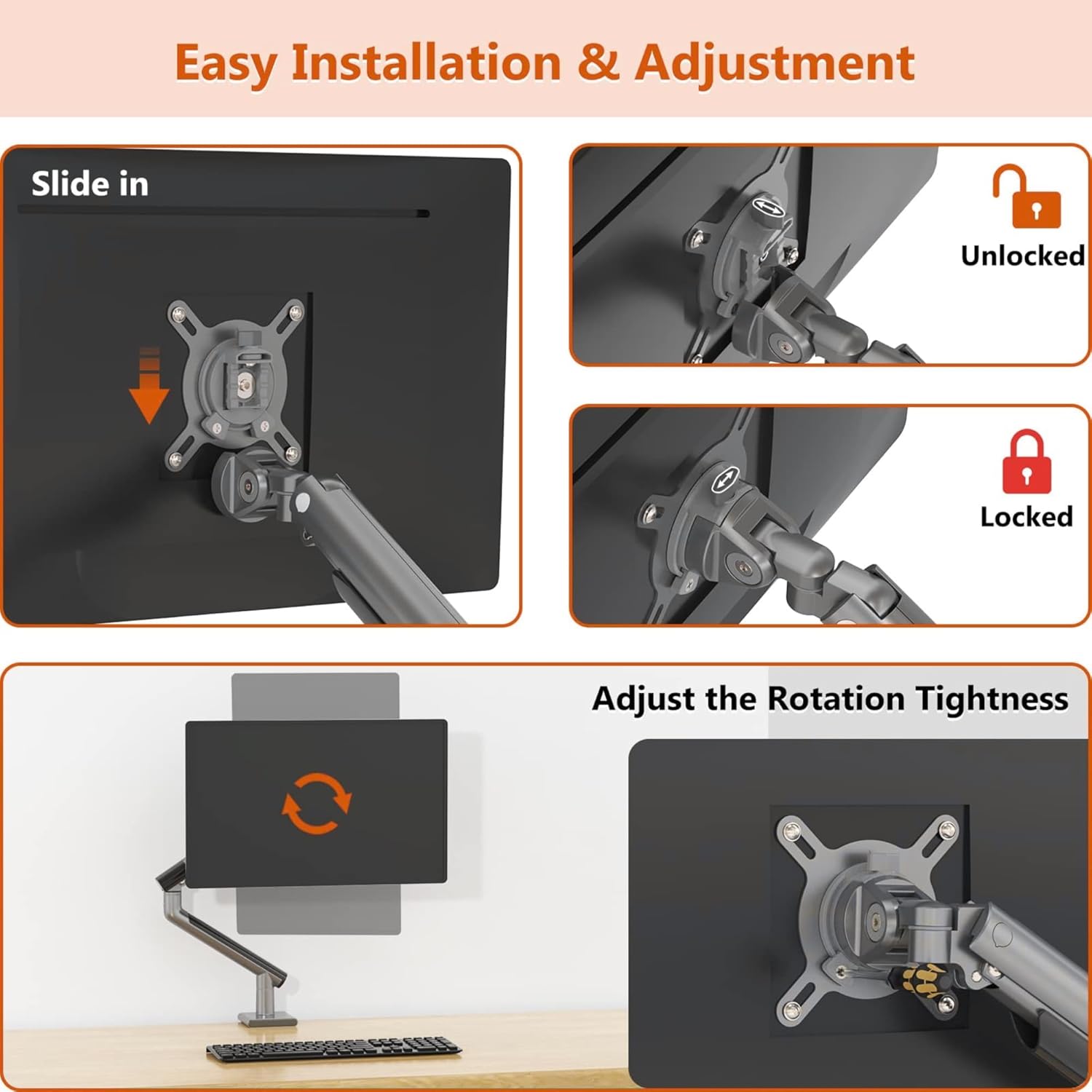 monitor desk mount