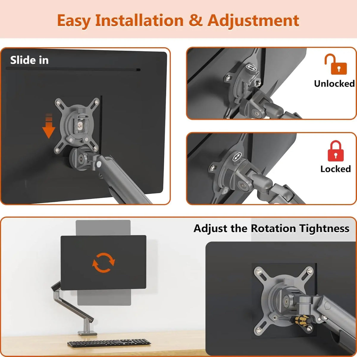 monitor desk mount
