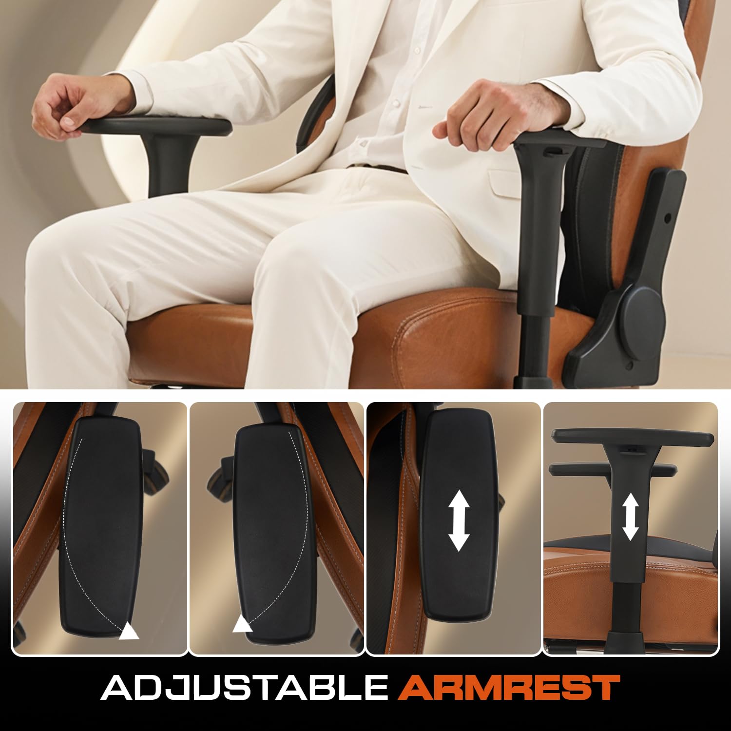 Drogo Titan Forged Ergonomic Gaming Chair with Premium PU Leather Fabric