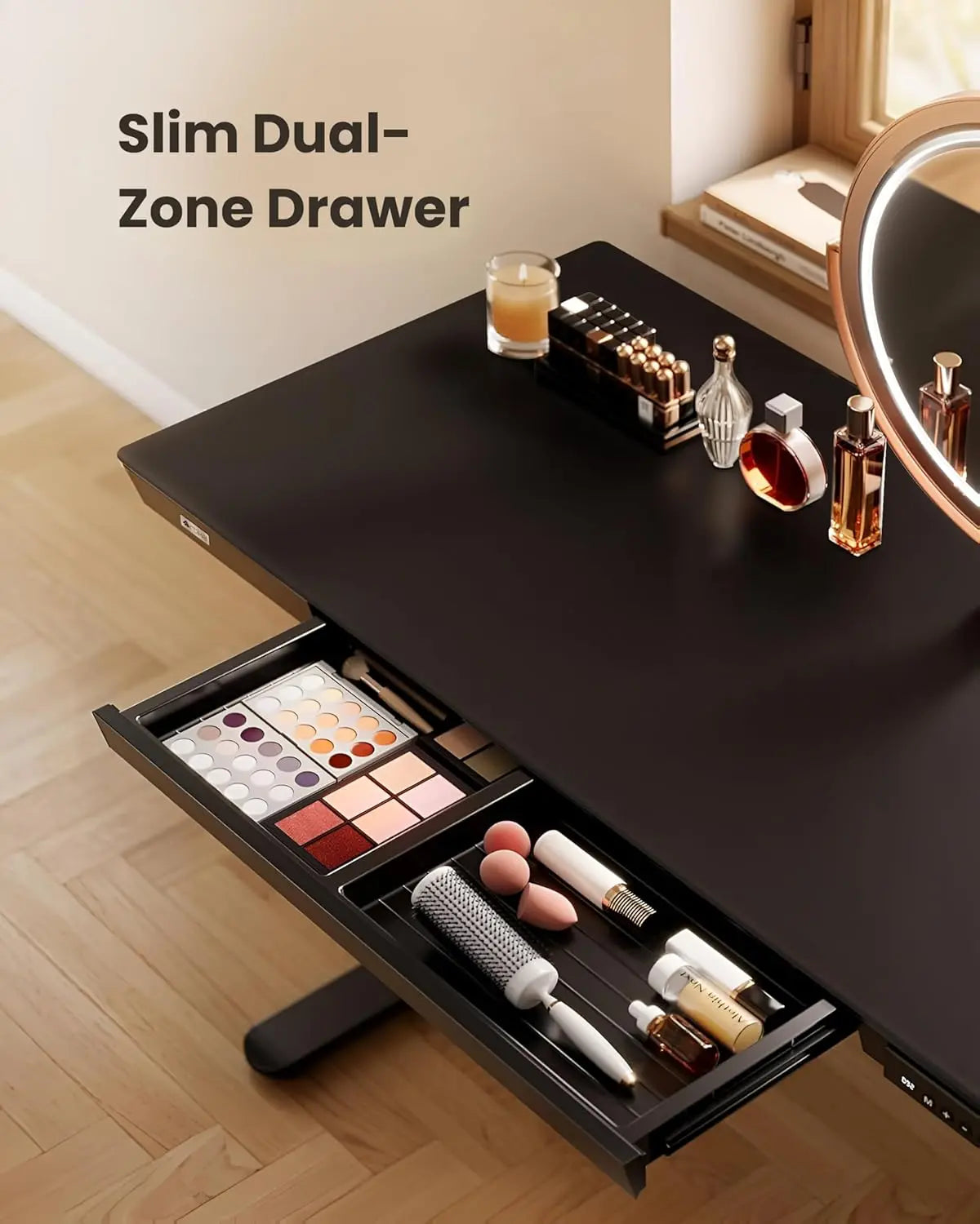 Drogo Artikel Advanced Pro Electric Height Adjustable Table DIY with 3 Year Warranty for Multipurpose Table 120 X 60 Cm - Black Drogo India