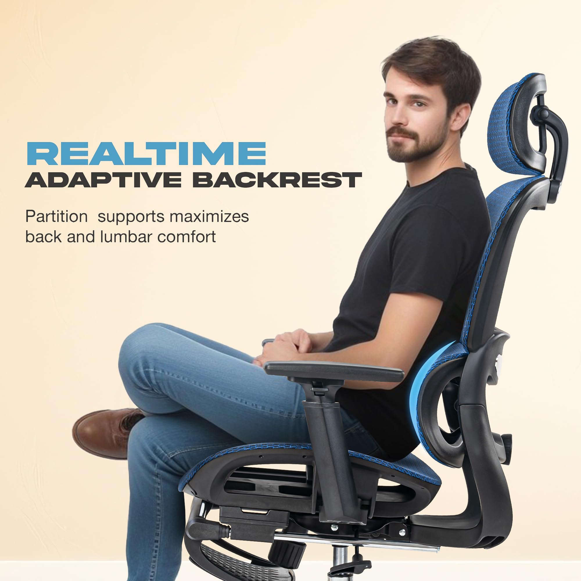 Drogo ProFlex Ergonomic Office Chair for Work from Home