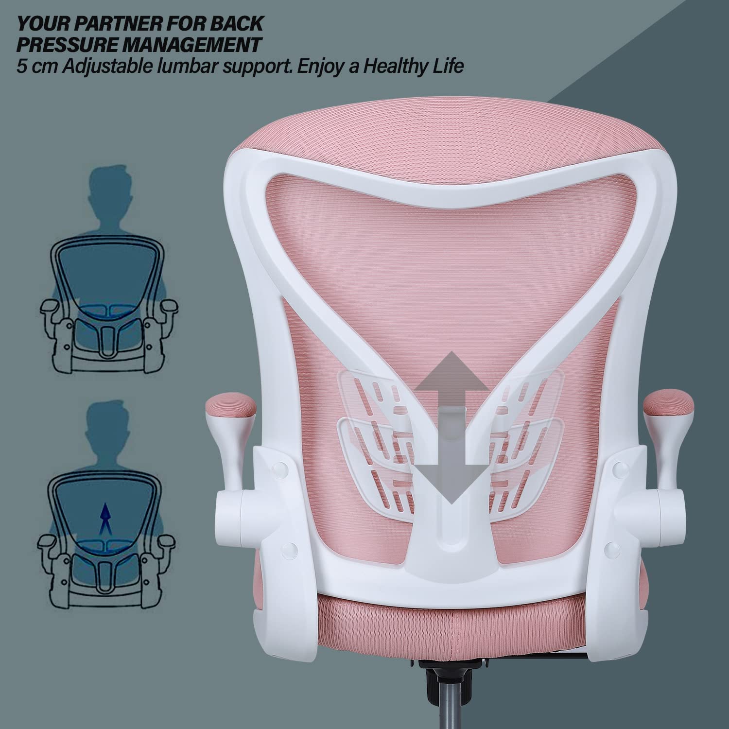 Drogo Marshal Lite Ergonomic Office Chair for Work from Home, High Back Computer Chair