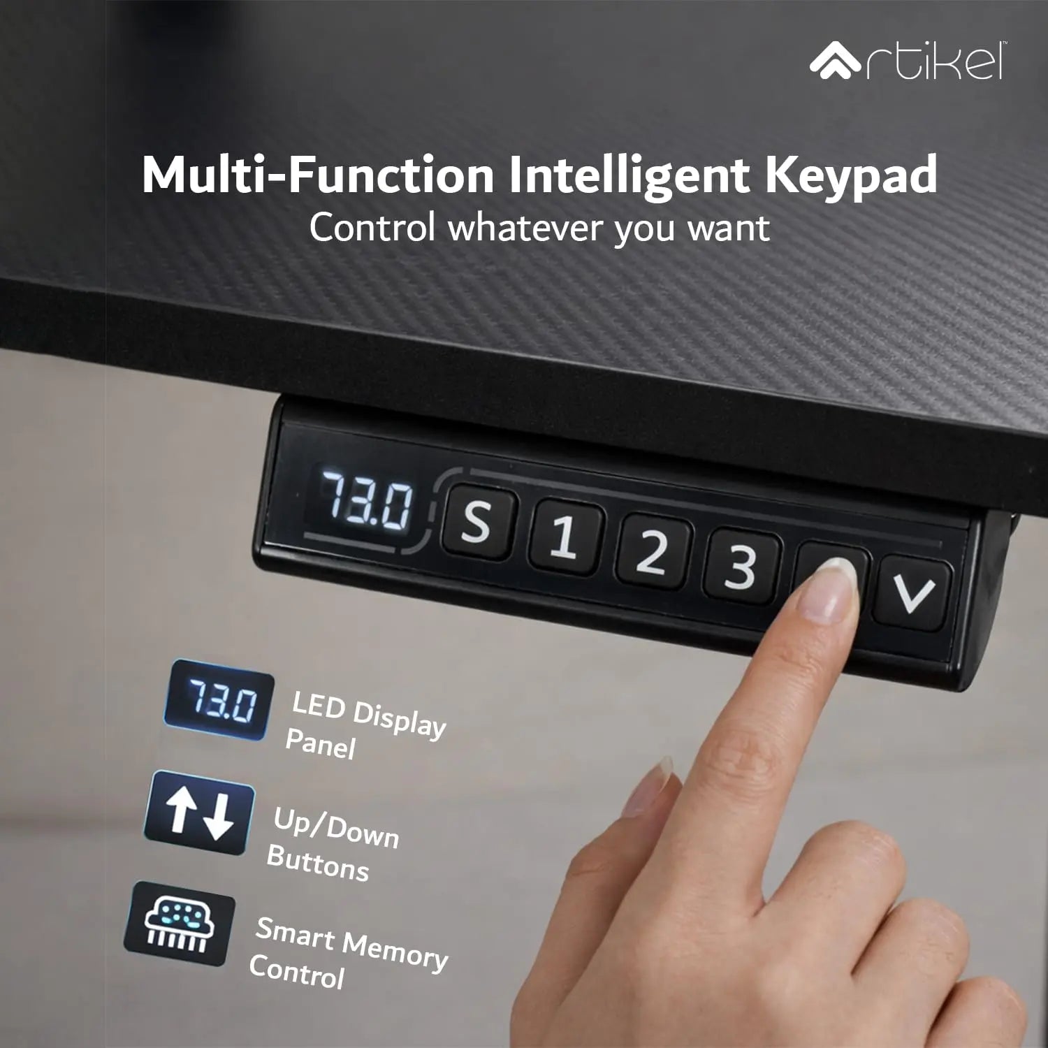 Drogo XX-Large Electric Height Adjustable Table for Office Work with Keyboard Tray Sit Stand Gaming Desk (160x75cm) Drogo India