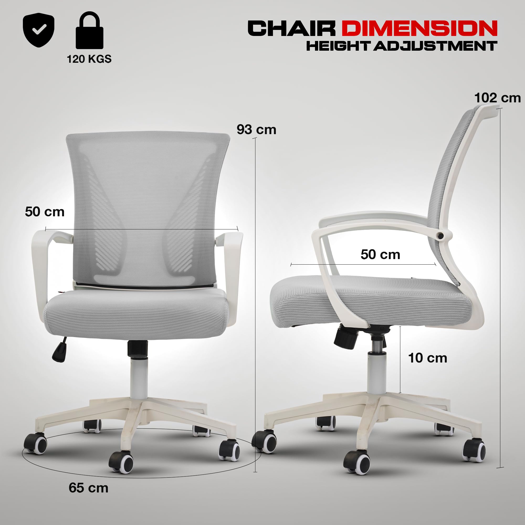 Drogo ComfortWing Ergonomic Office Chair for Work from Home