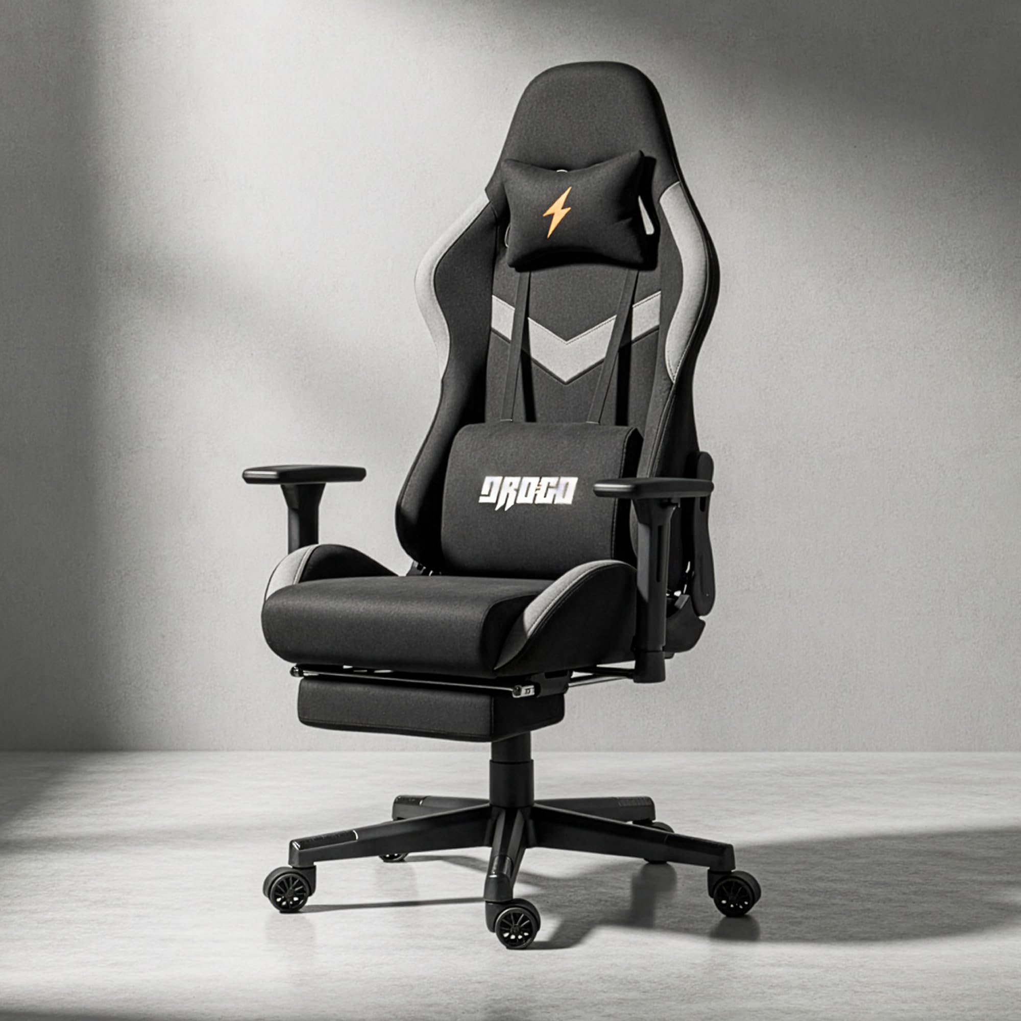 Drogo Evolved Series Ergonomic Gaming Chair With Head & Massager Lumbar Support Pillow