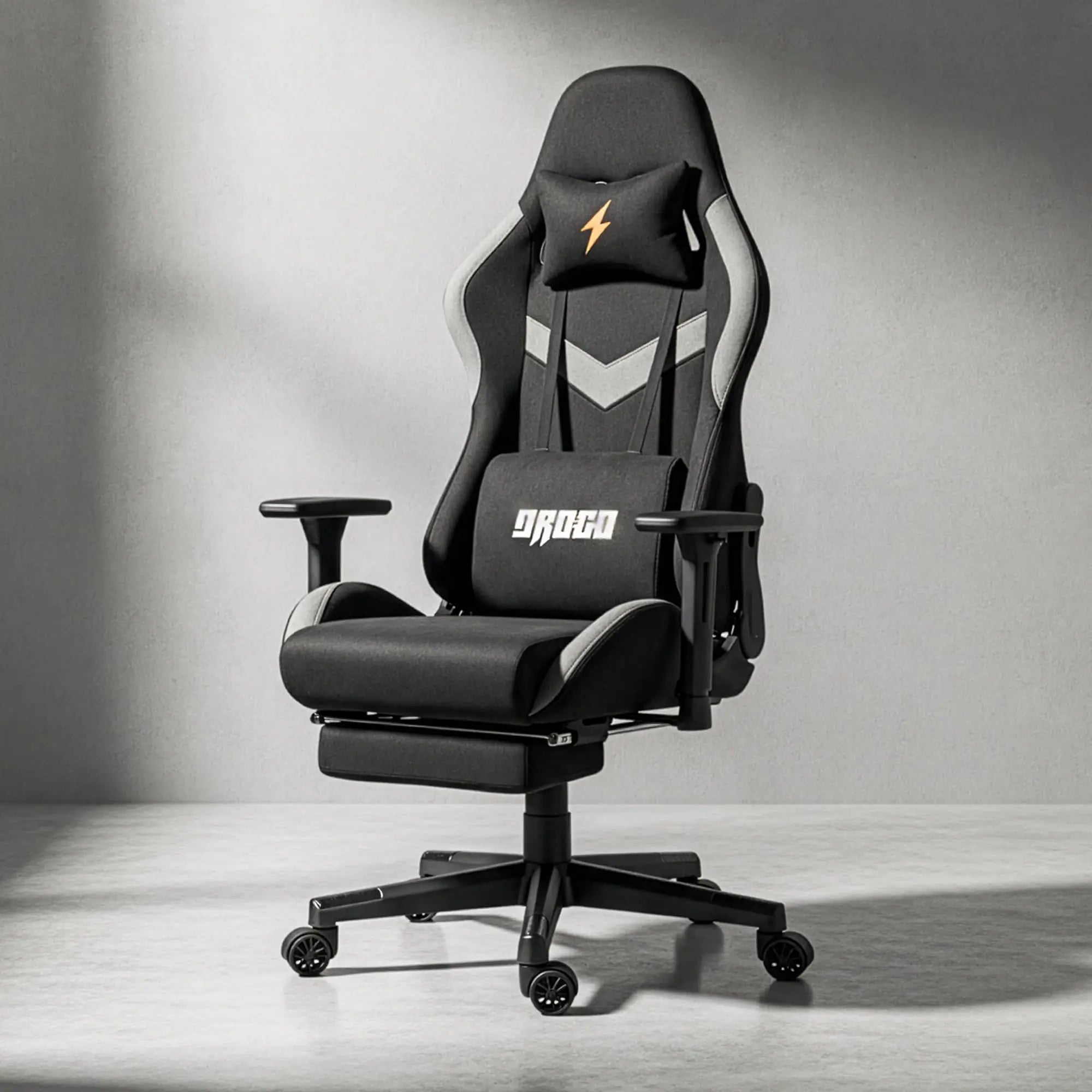 Drogo Evolved Series Ergonomic Gaming Chair With Head & Massager Lumbar Support Pillow Galaxy Incorporation