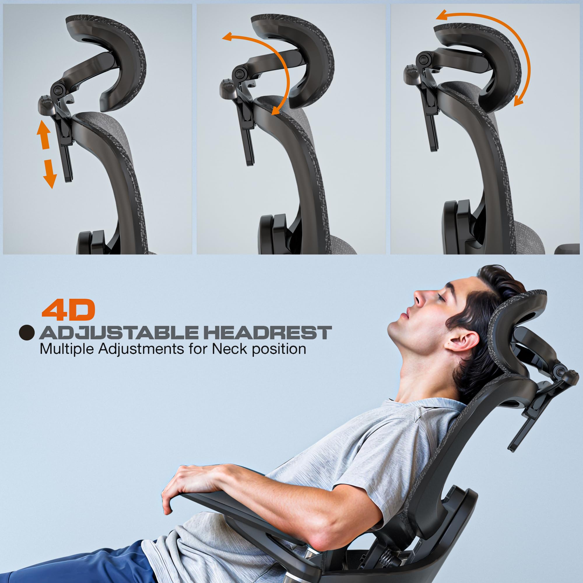 Drogo Evo Lounge Office Chair for Work from Home, Ergonomic Computer Chair