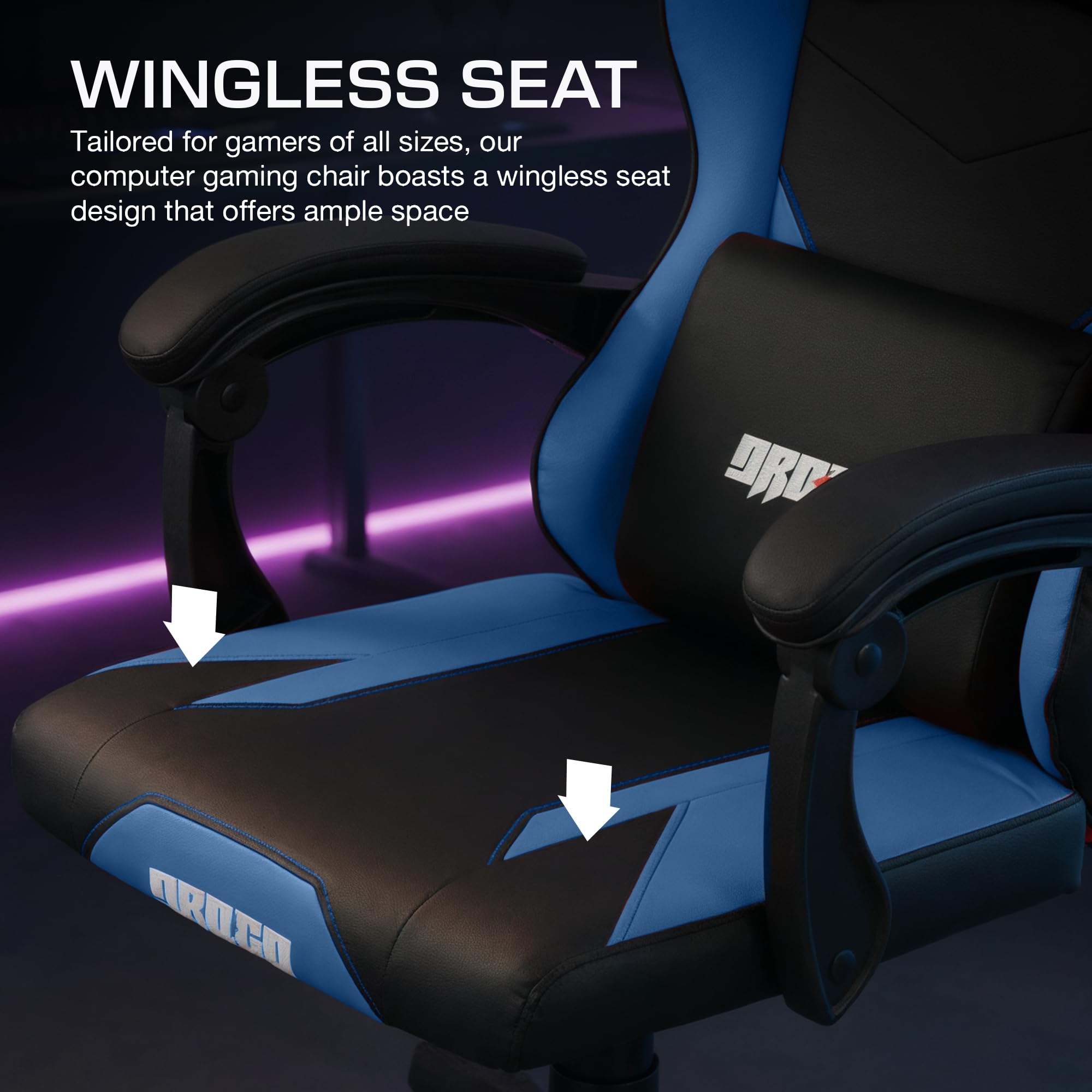 Drogo Auro X1 Ergonomic Gaming Chair with Premium PU Leather Fabric