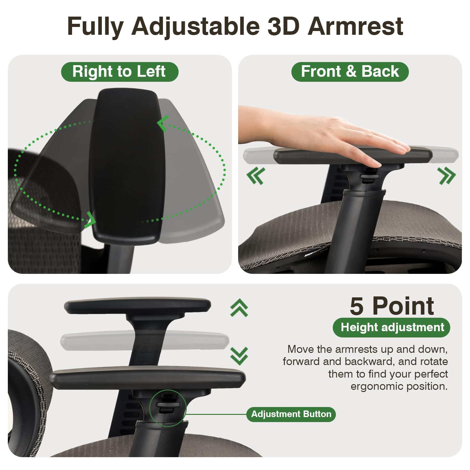 Drogo ProFlex Ergonomic Office Chair for Work from Home