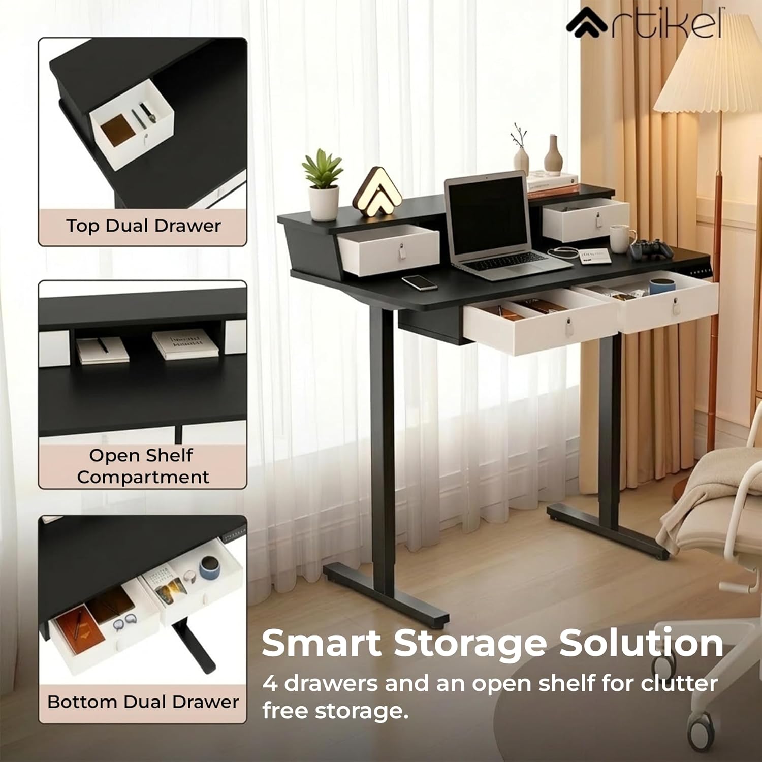 Drogo Valor Electric Height Adjustable Standing Desk Drogo