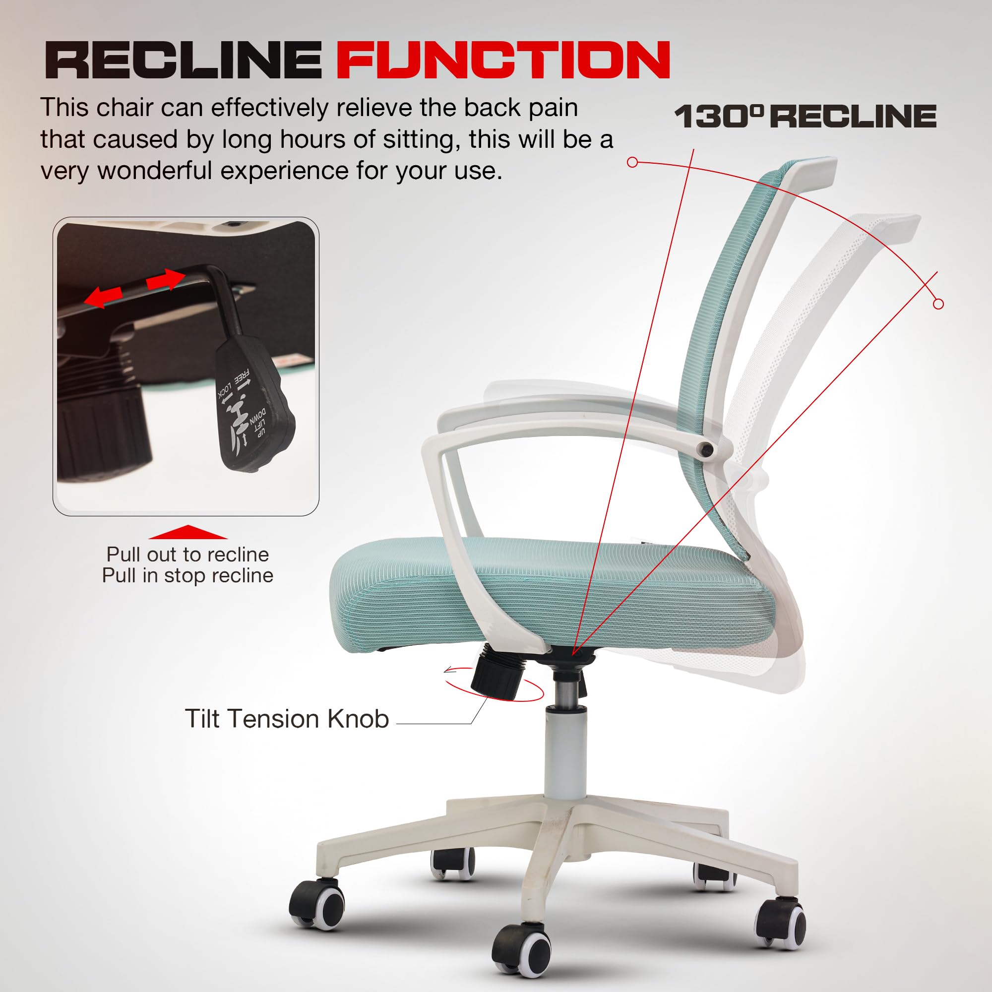 Drogo ComfortWing Ergonomic Office Chair for Work from Home