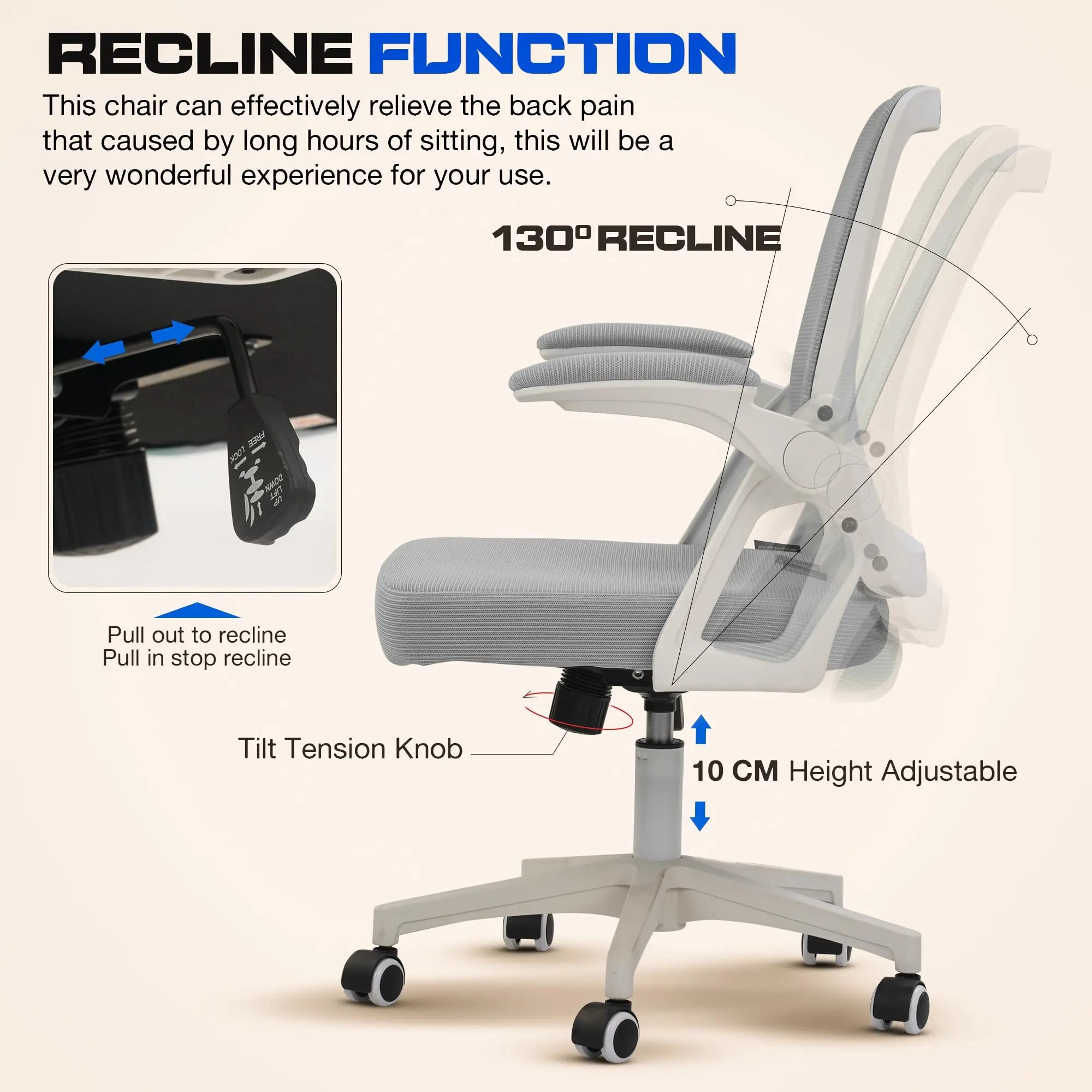 Drogo DynamicWing Ergonomic Computer Chair for Work from Home Galaxy Incorporation