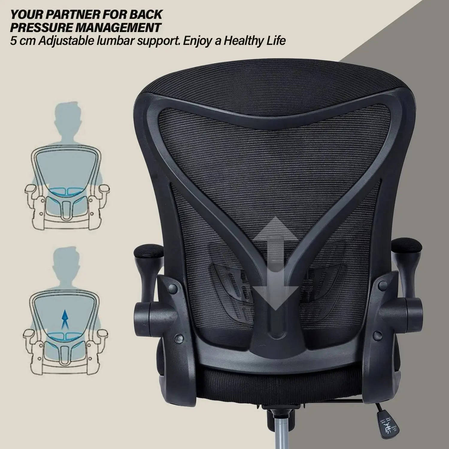 Drogo Marshal Lite Ergonomic Office Chair for Work from Home, High Back Computer Chair Galaxy Incorporation