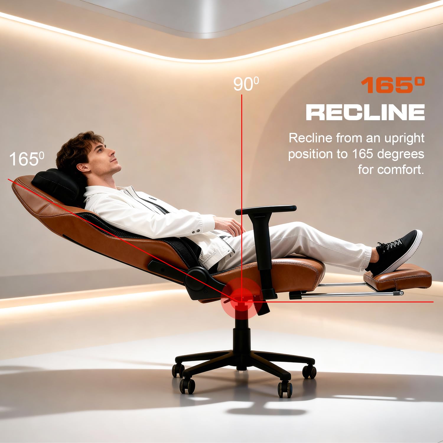 Drogo Titan Forged Ergonomic Gaming Chair with Premium PU Leather Fabric