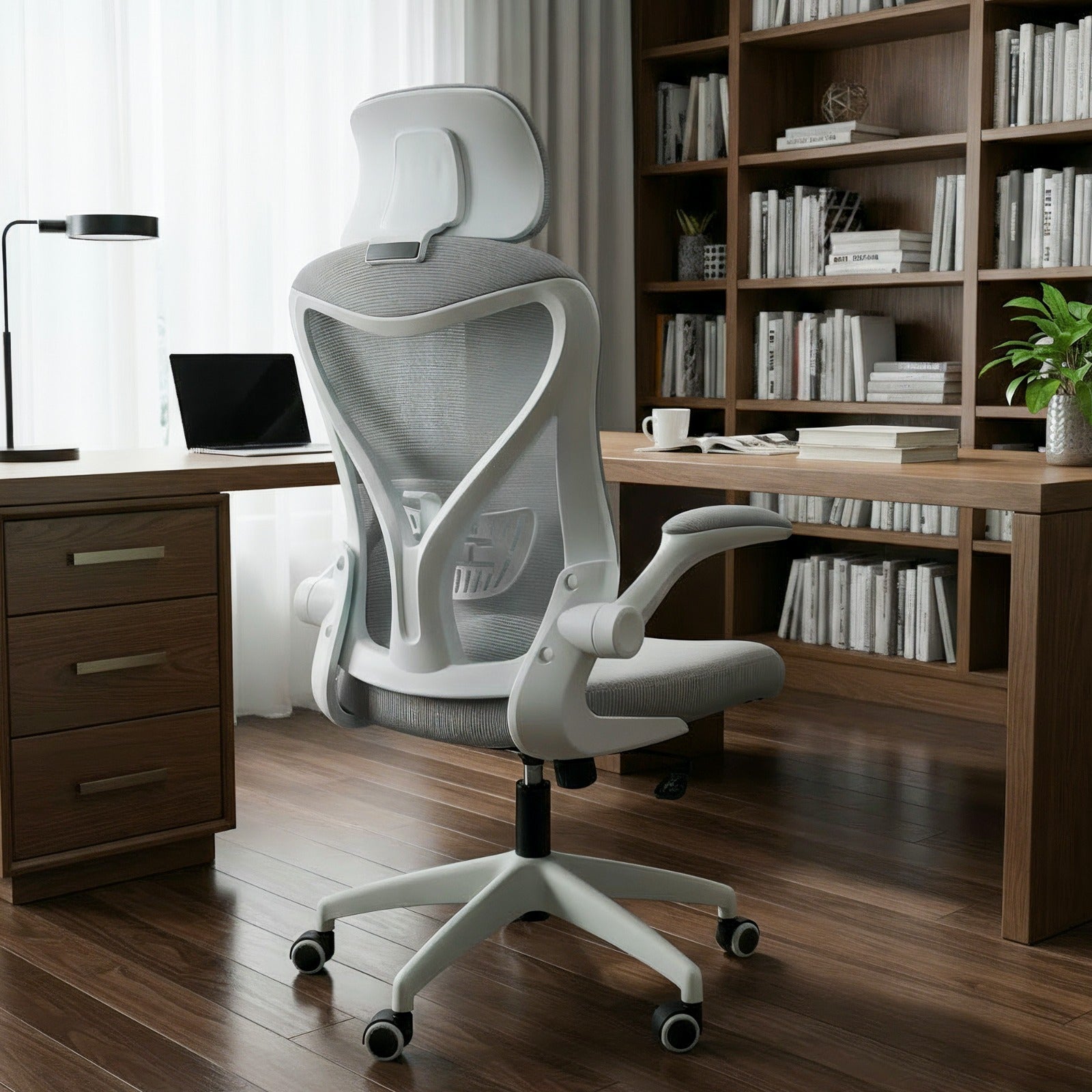 Drogo Marshal Pro Premium Ergonomic Office Chair for Work from Home, Flip-up Armrest