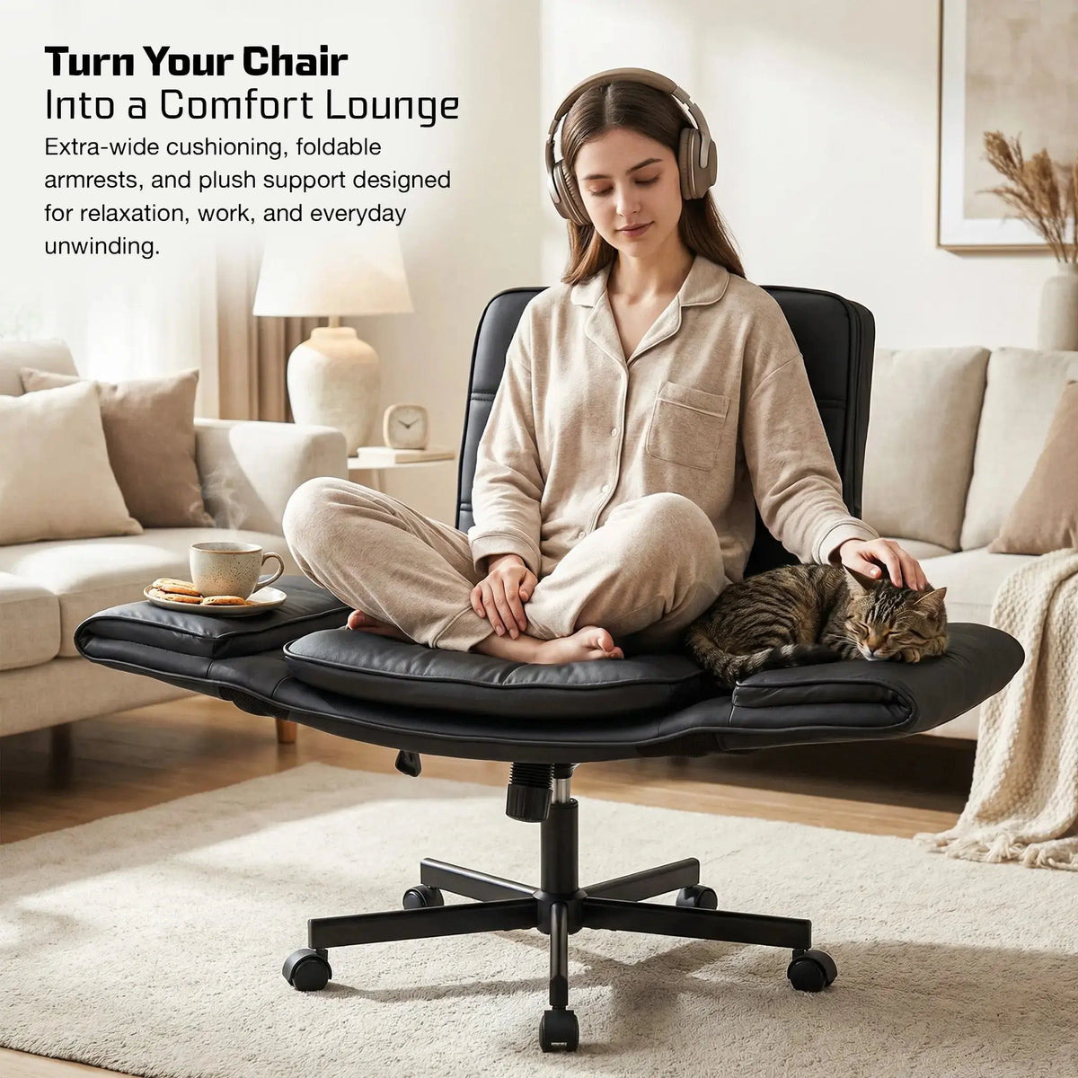 Zen Atora Ergonomic Cross-Legged Chair Drogo India