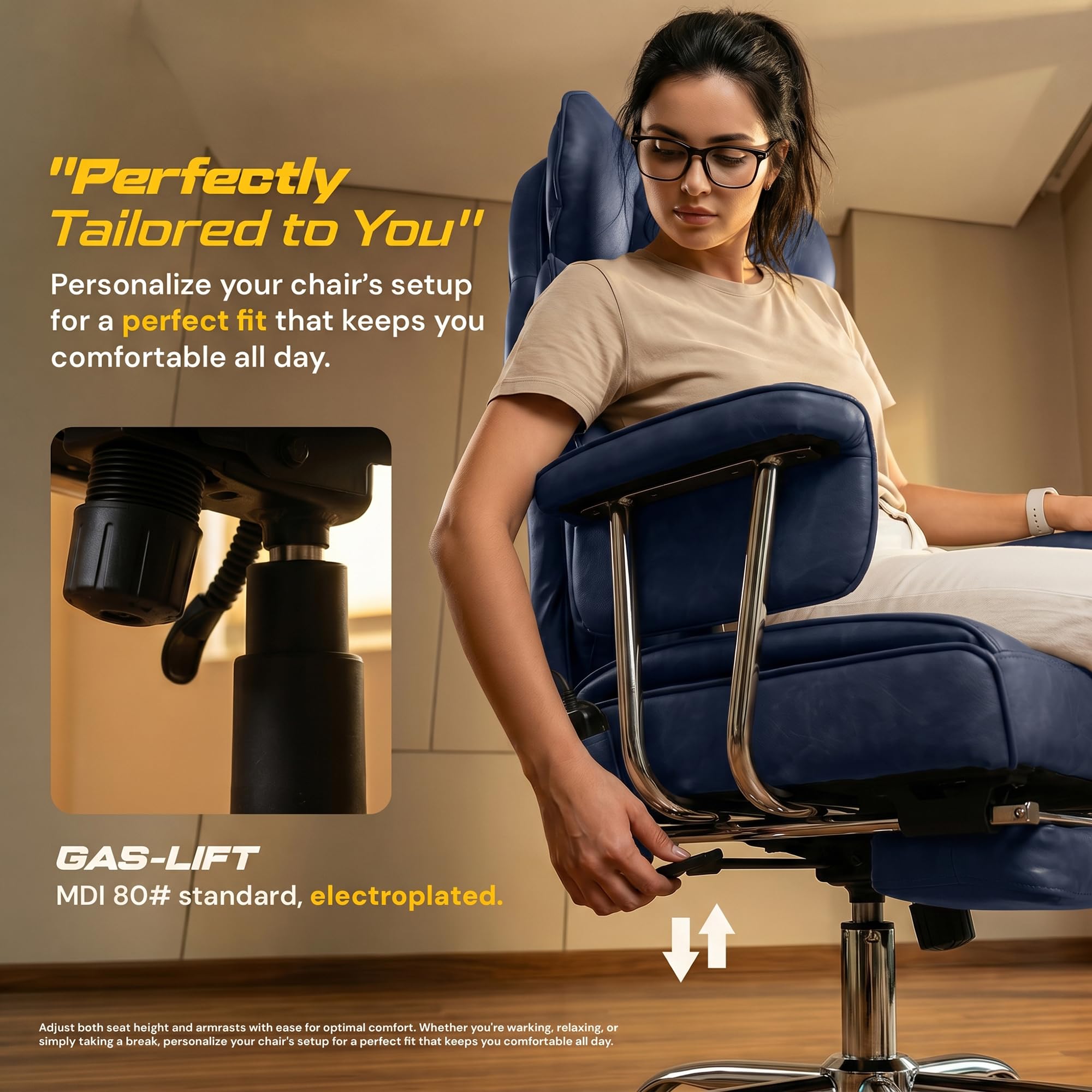 Drogo Monarch X Executive Massage Office Chair with Heat Therapy