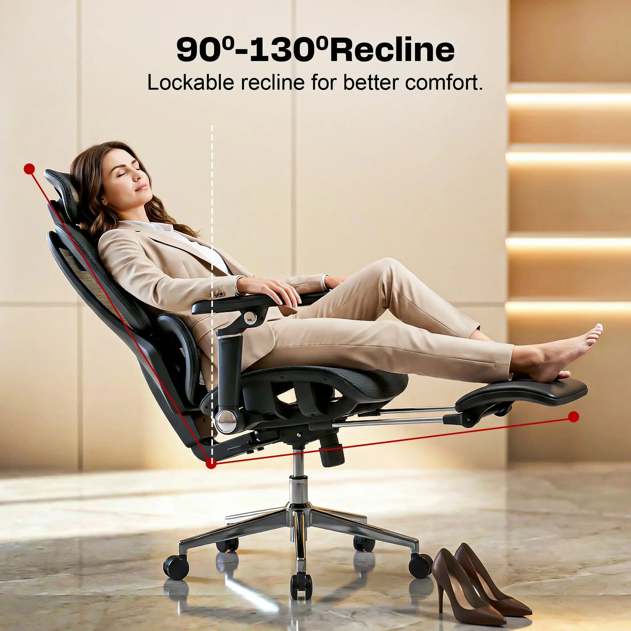 Drogo Magnus Ergonomic Office Chair for Work from Home Drogo India