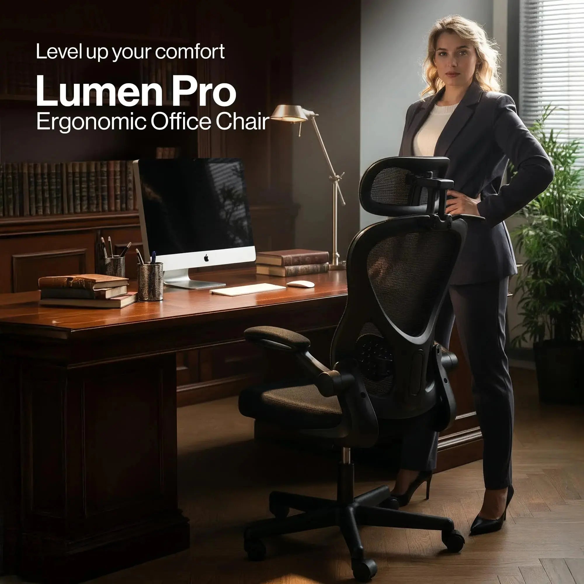 Drogo ErgoFlex Ergonomic Office Chair for Work from Home with Breathable Mesh, Flip-up Armrest Drogo Ergonomics