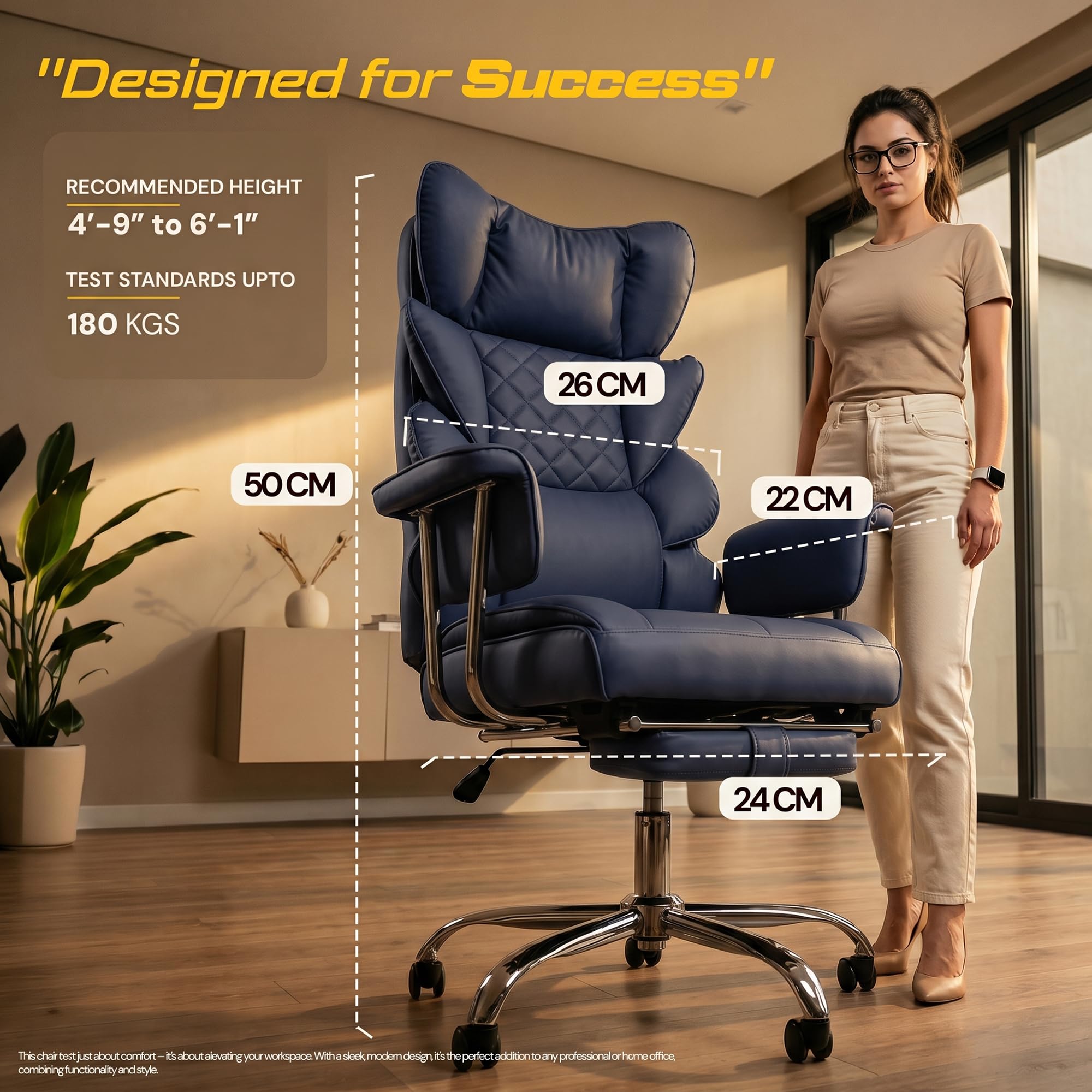Drogo Monarch X Executive Massage Office Chair with Heat Therapy