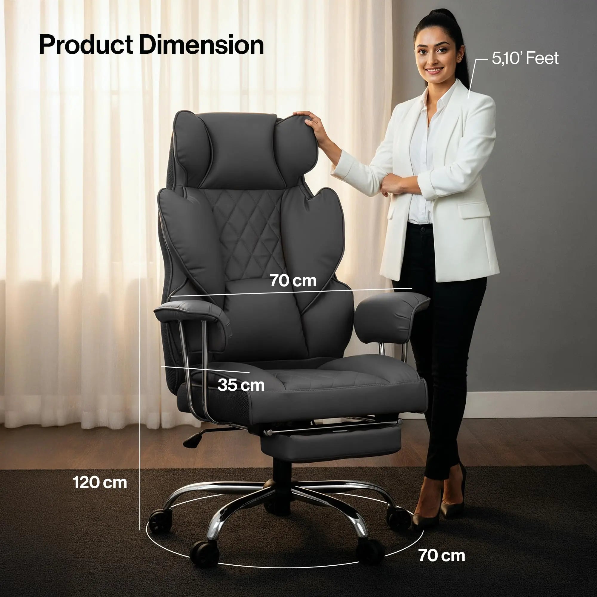 Drogo Monarch Premium Ergonomic Office Chair Drogo India