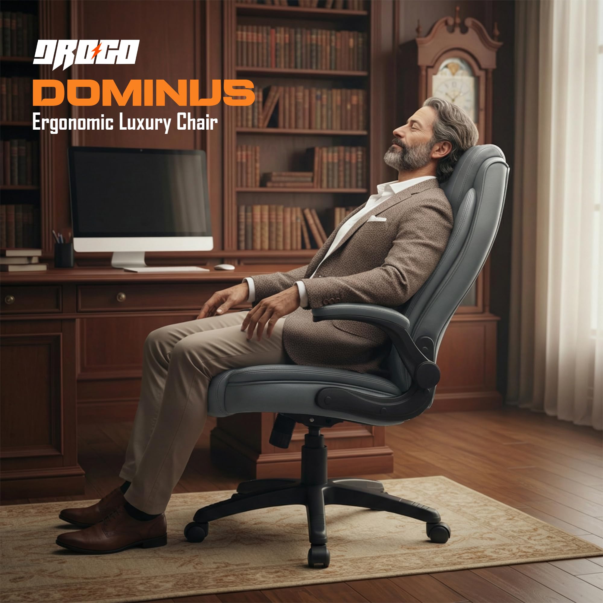 Drogo Dominus Ergonomic Leather Office Chair