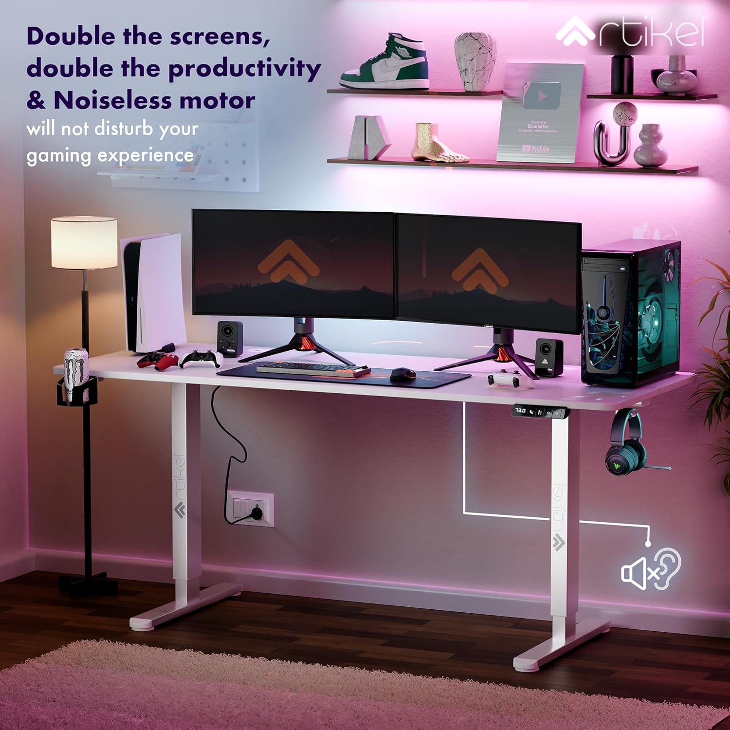 Drogo Eco Electric Height Adjustable Table for Office Work Drogo