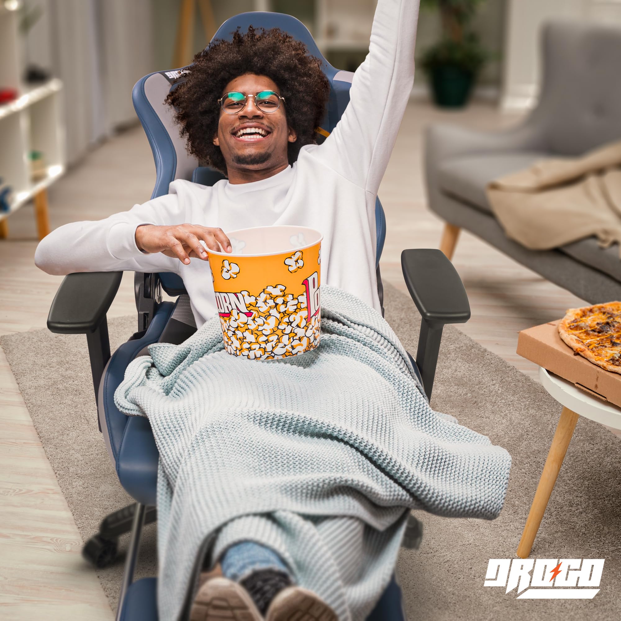 Drogo Racer Pro Series Gaming Chair Computer Chair With Pu Leather, Adjustable Seat