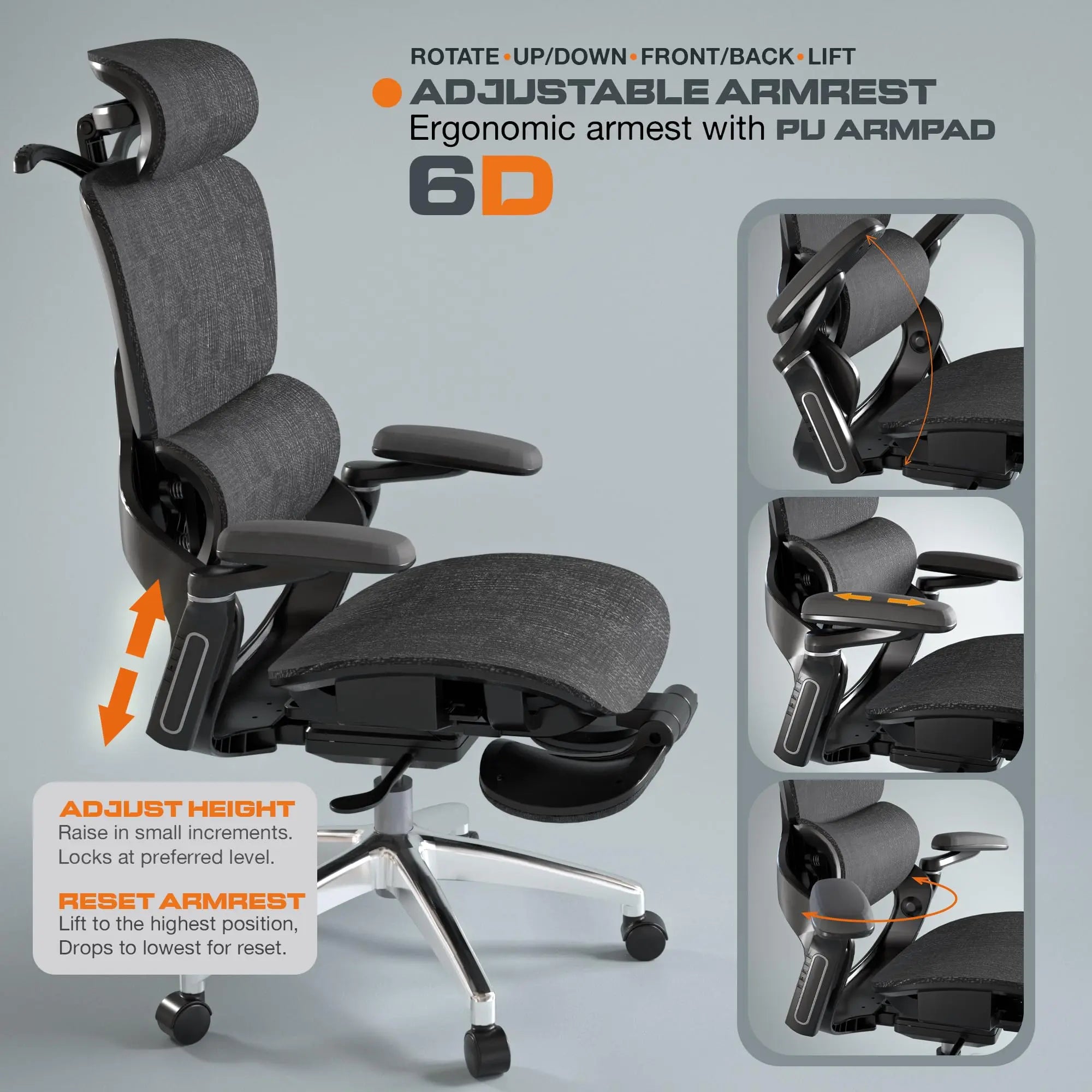 Drogo Evo Lounge Office Chair for Work from Home, Chair for Study with Breathable Mesh Drogo India