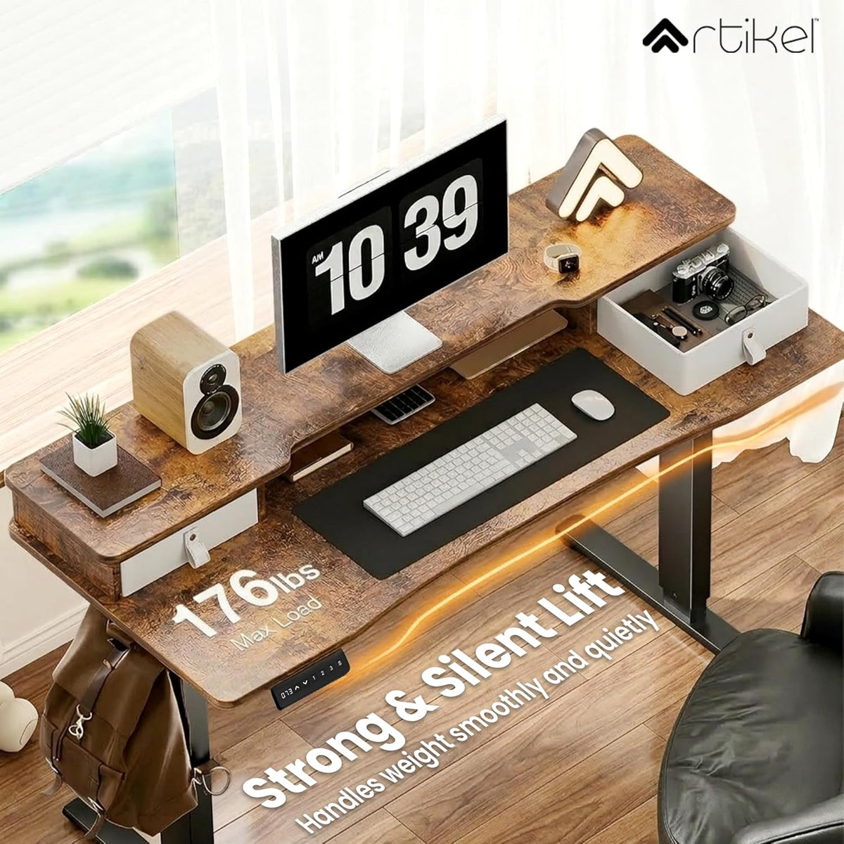 Drogo Valor Lite Electric Height Adjustable Standing Desk Drogo