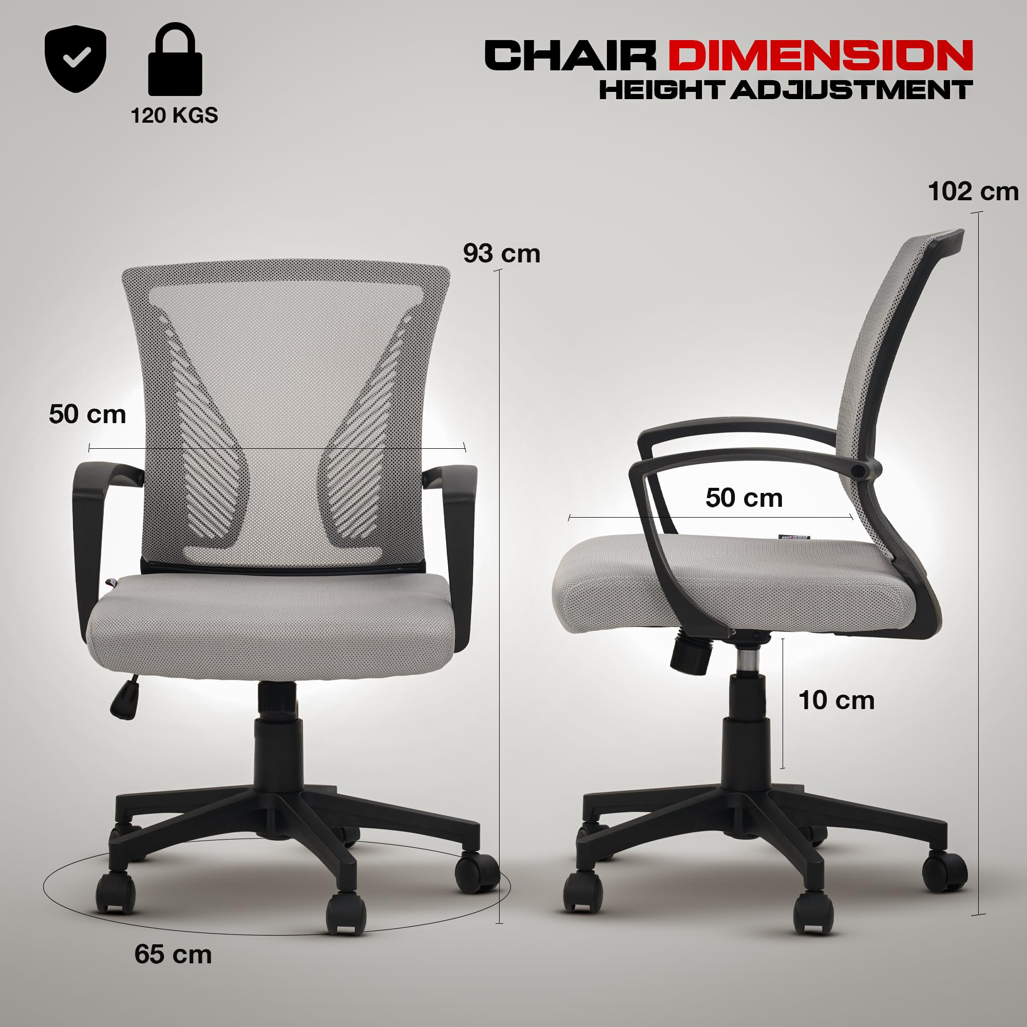 Drogo ComfortWing Ergonomic Office Chair for Work from Home