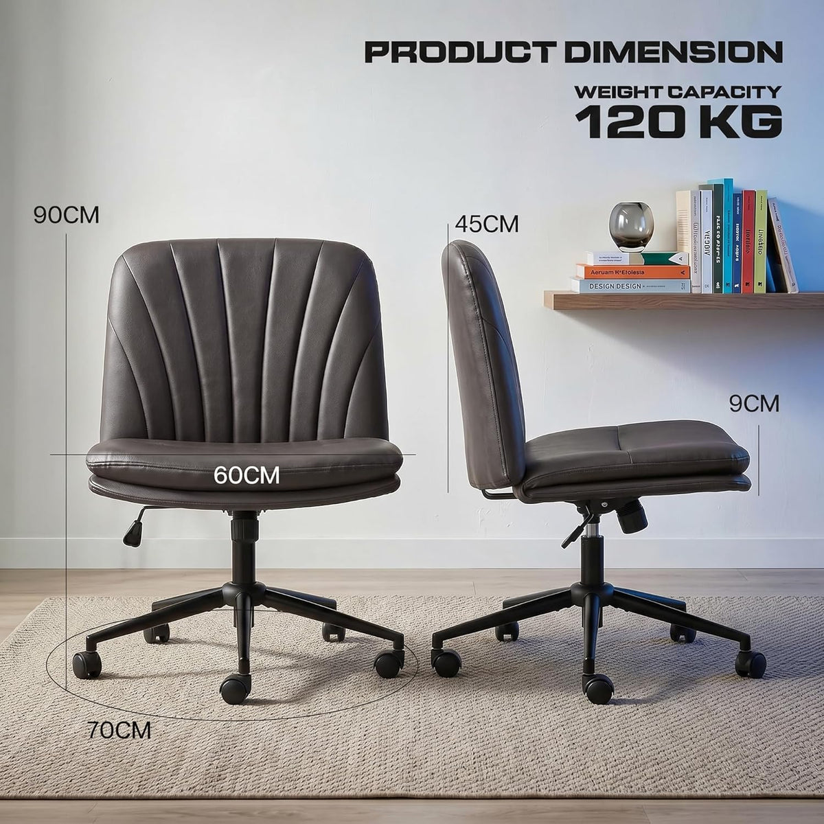 Zen Cross Legged Chair for Work from Home (Beige)