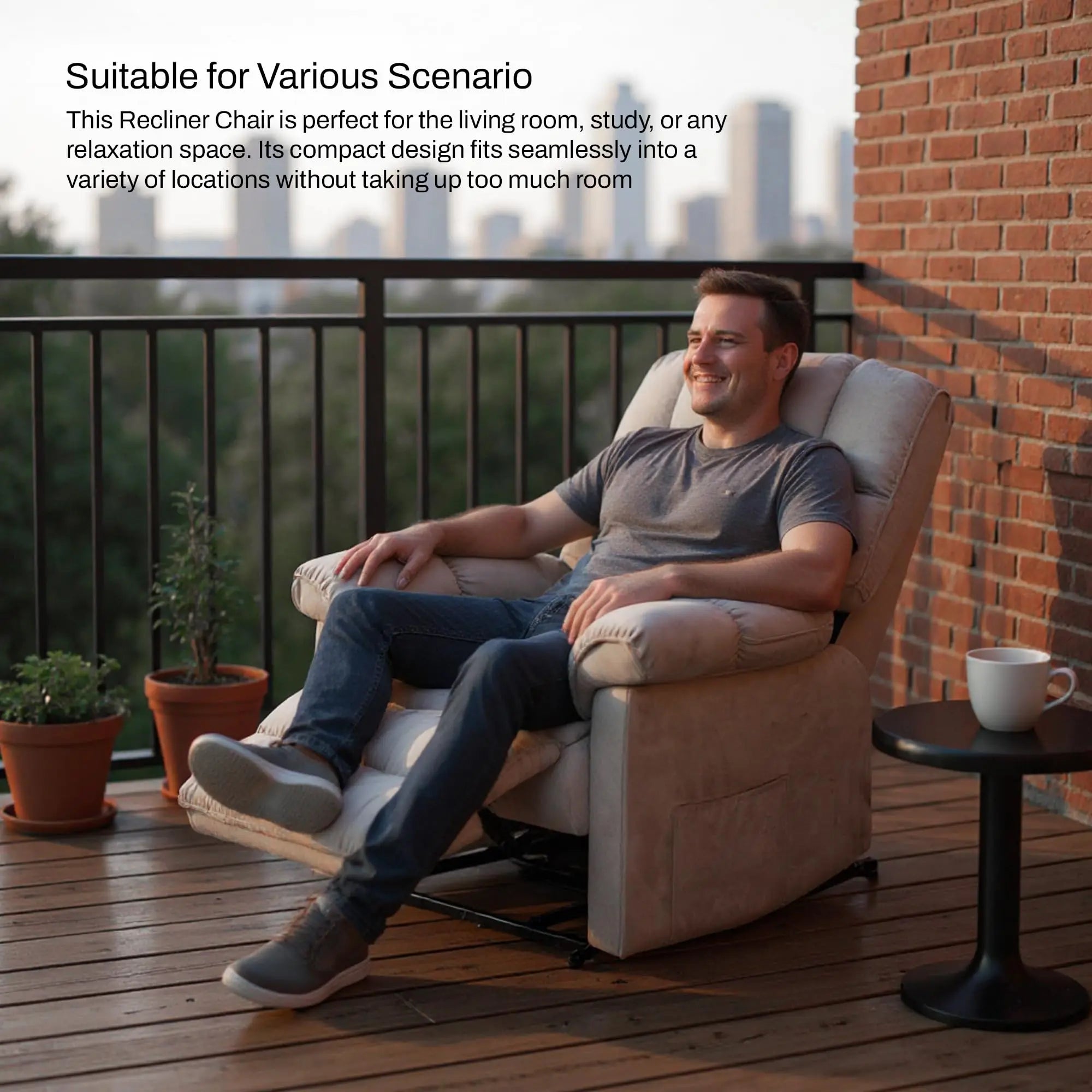 Pre Order Drogo Evo Lounge Oversized Motorised Single Seater Recliner Sofa with Rapid Recline Technology Drogo India