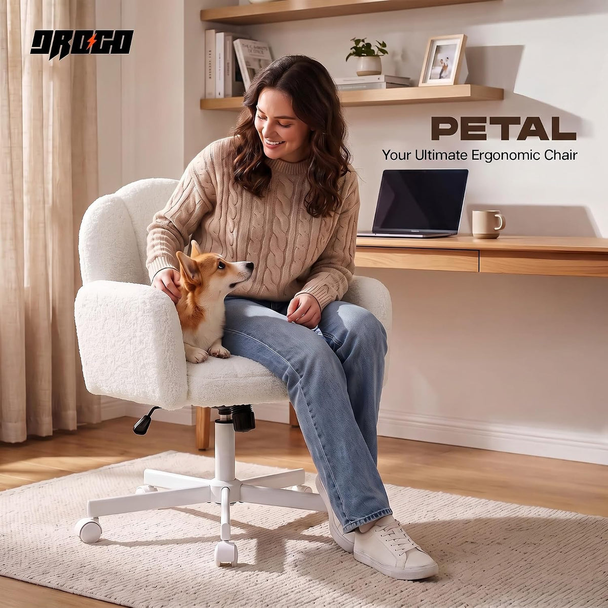 Cross Legged Desk Chair