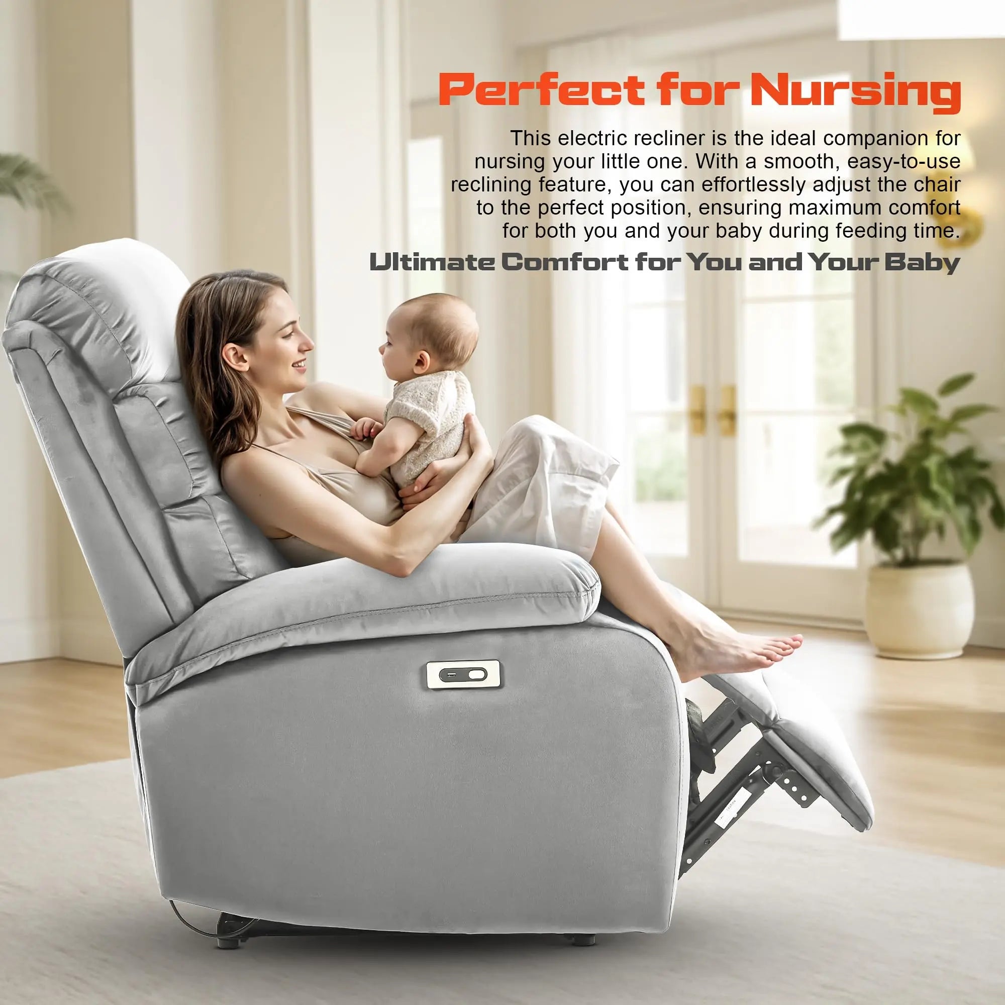 Pre Order Drogo Valerium Electric Motorised 1 Seater Recliner Sofa with Rapid Recline Technology Drogo India