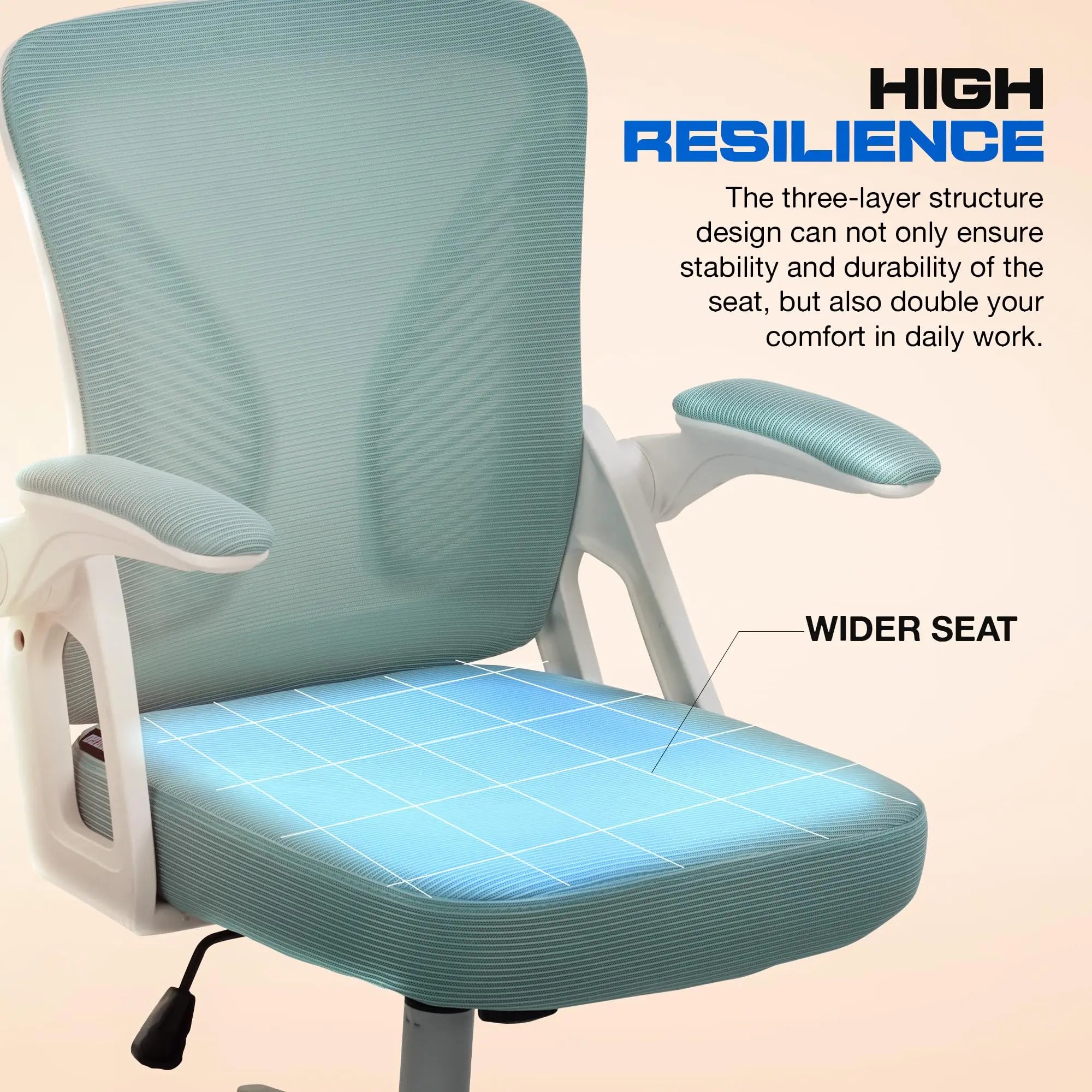 Drogo DynamicWing Ergonomic Computer Chair for Work from Home Galaxy Incorporation