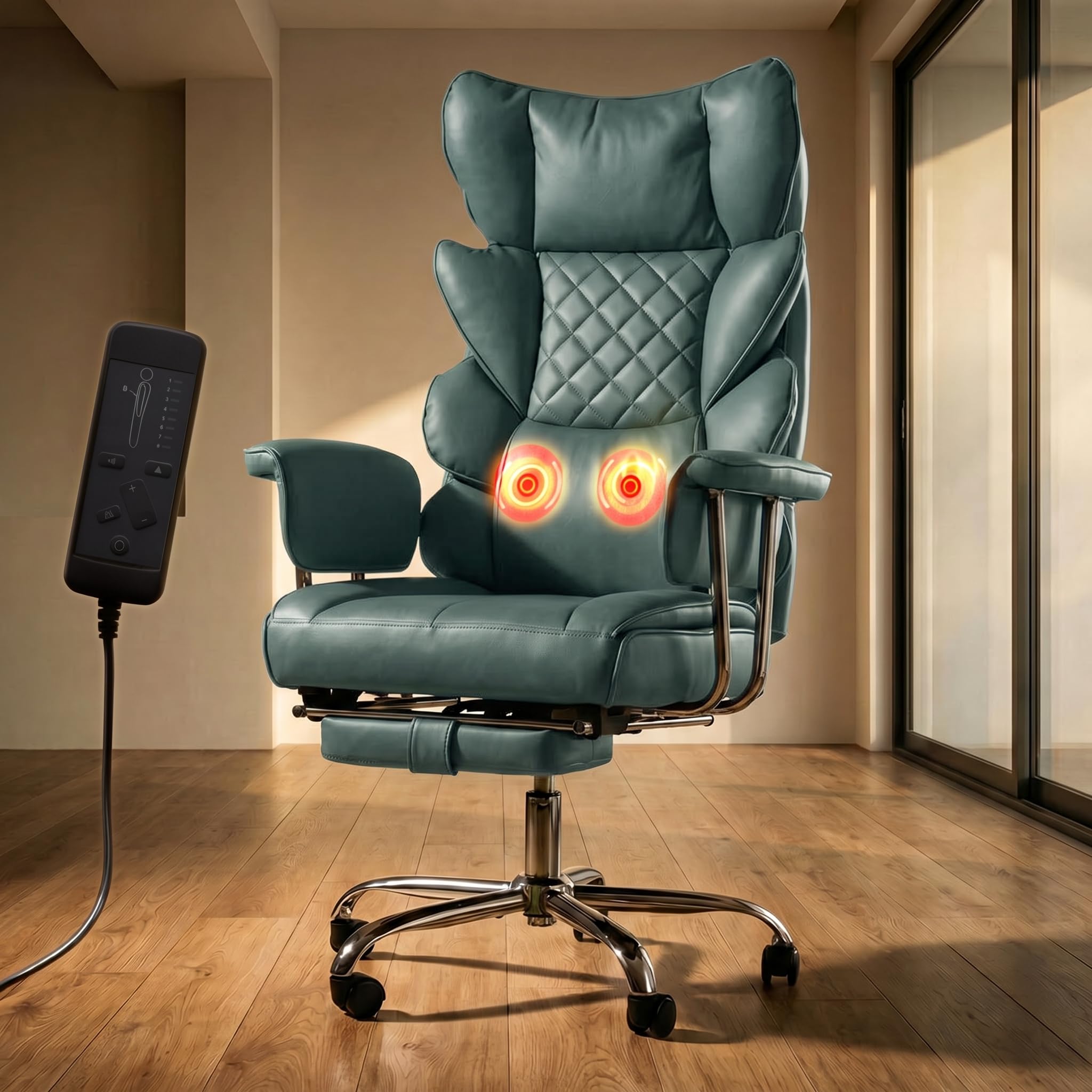 Drogo Monarch X Executive Massage Office Chair with Heat Therapy