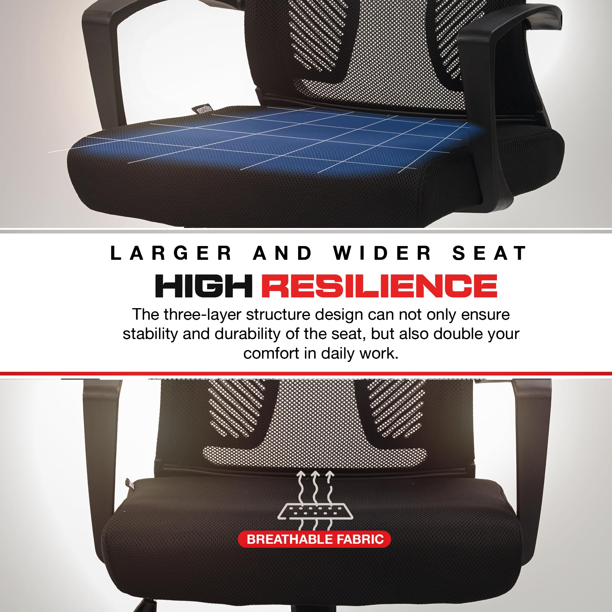 Drogo ComfortWing Ergonomic Office Chair for Work from Home