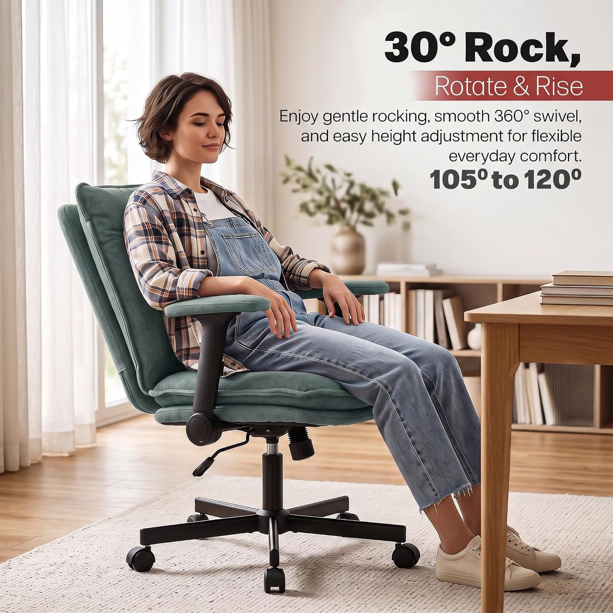 Zen Pro Cross Legged Office Chair (Grey)