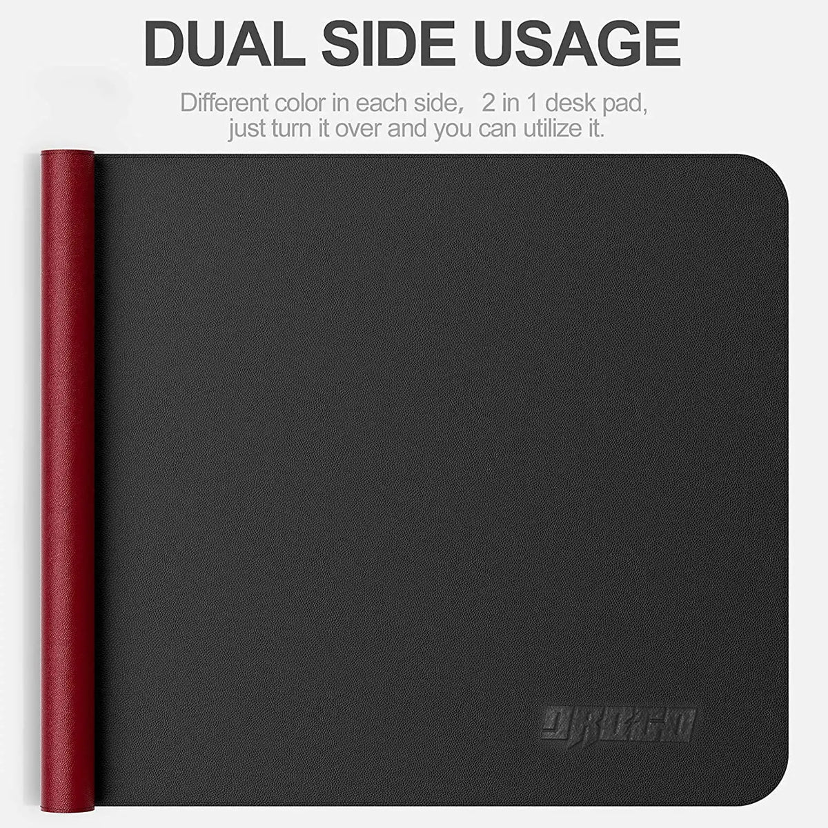 Drogo Dual-Sided Vegan Leather Mouse Pad Desk Mat for Office Desk Accessories/Gaming (90x45cm) Galaxy Incorporation