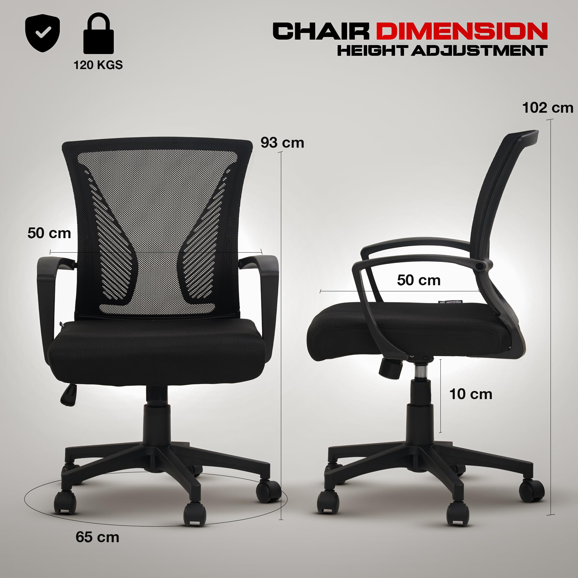 Drogo ComfortWing Ergonomic Office Chair for Work from Home