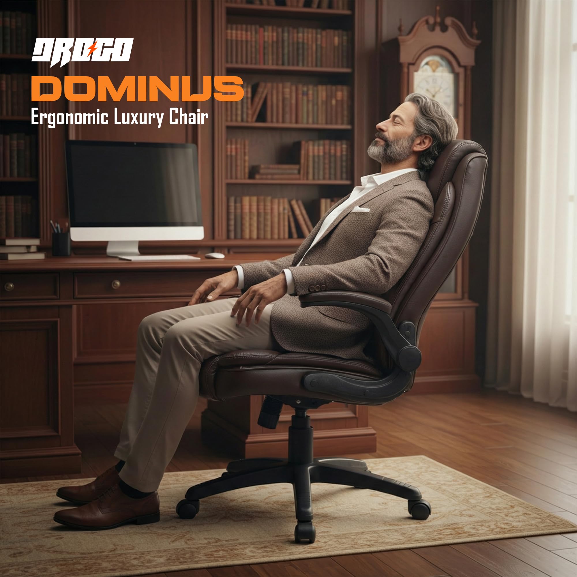 Drogo Dominus Ergonomic Leather Office Chair