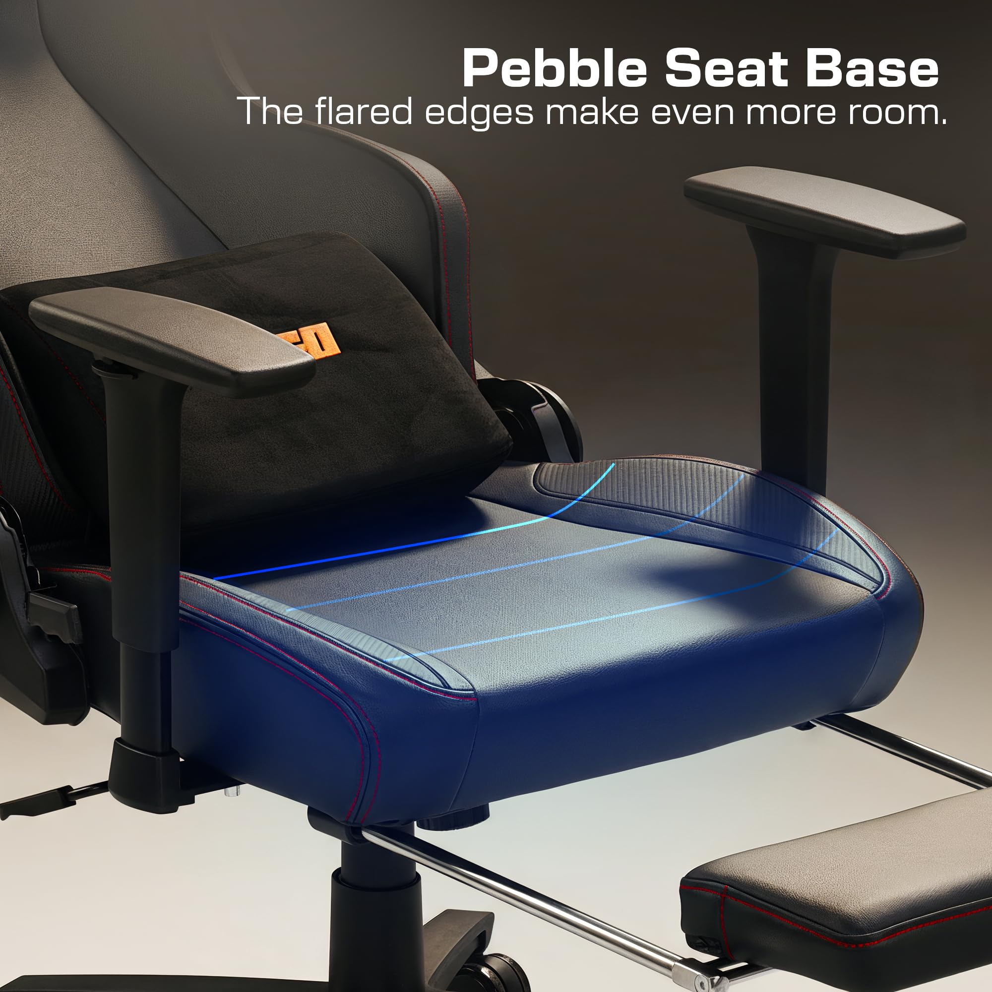 Drogo Titan Leto Ergonomic Gaming Chair with Hybrid Leatherette Fabric