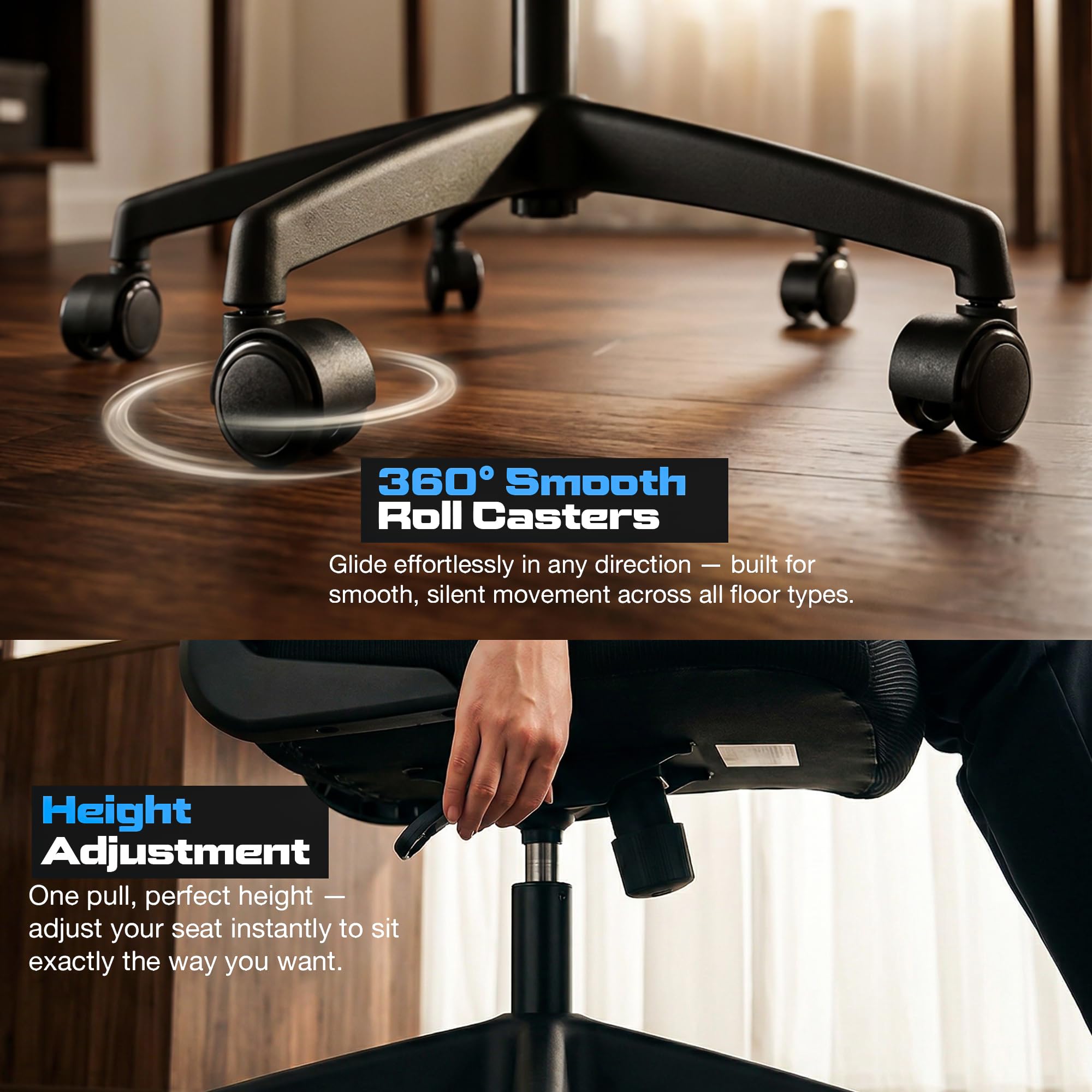 Drogo Marshal Lite Ergonomic Office Chair for Work from Home
