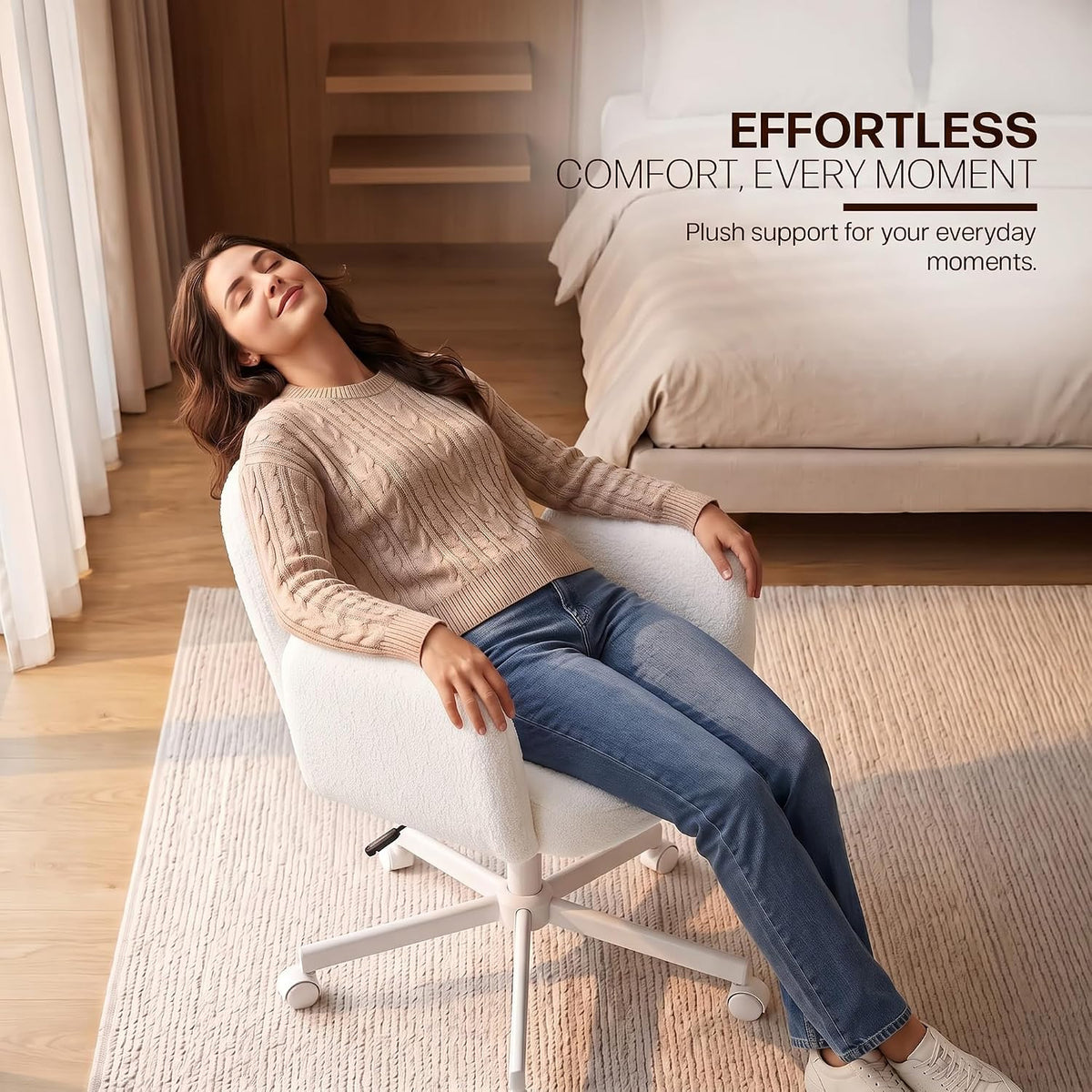 Cross Legged Desk Chair
