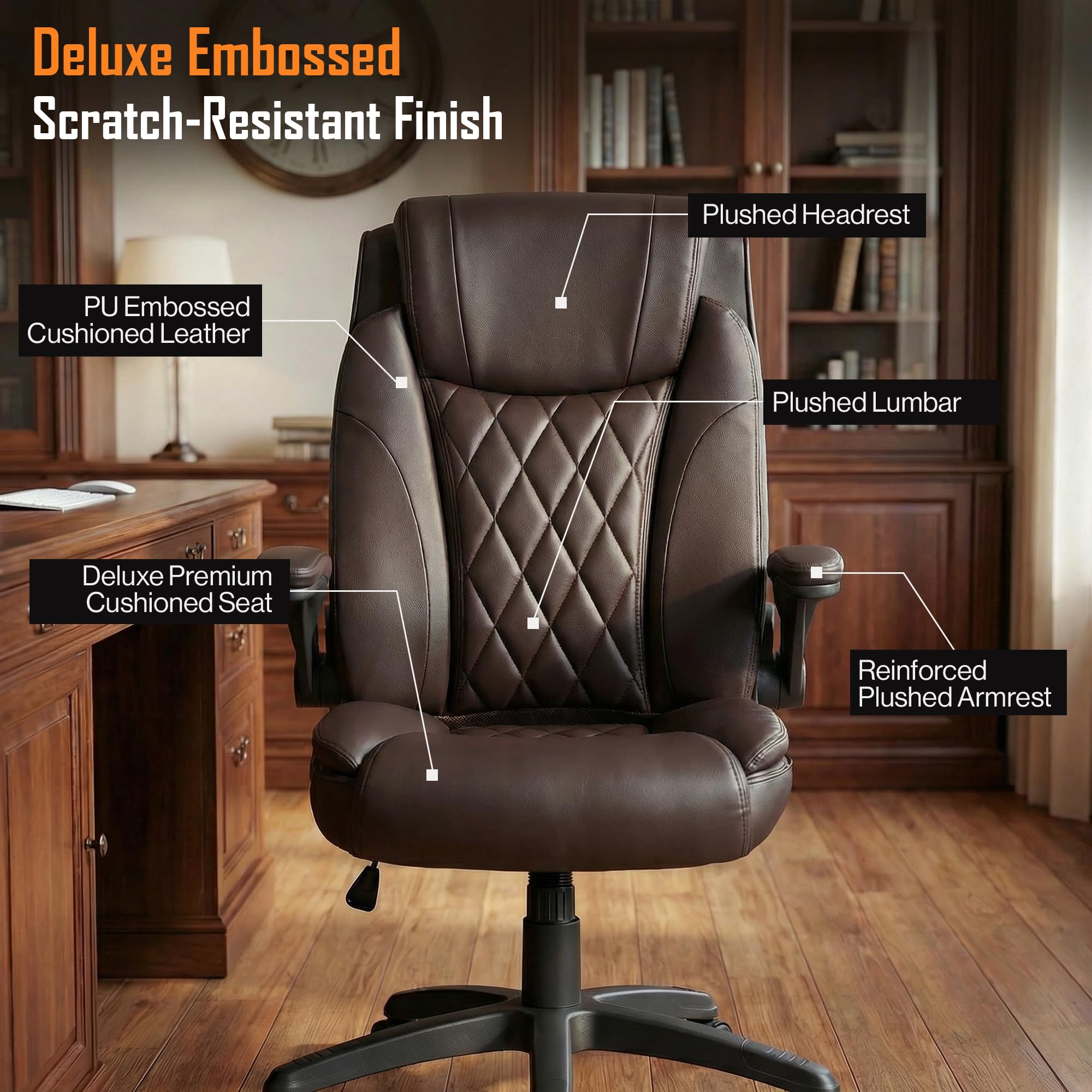 Drogo Dominus Ergonomic Leather Office Chair