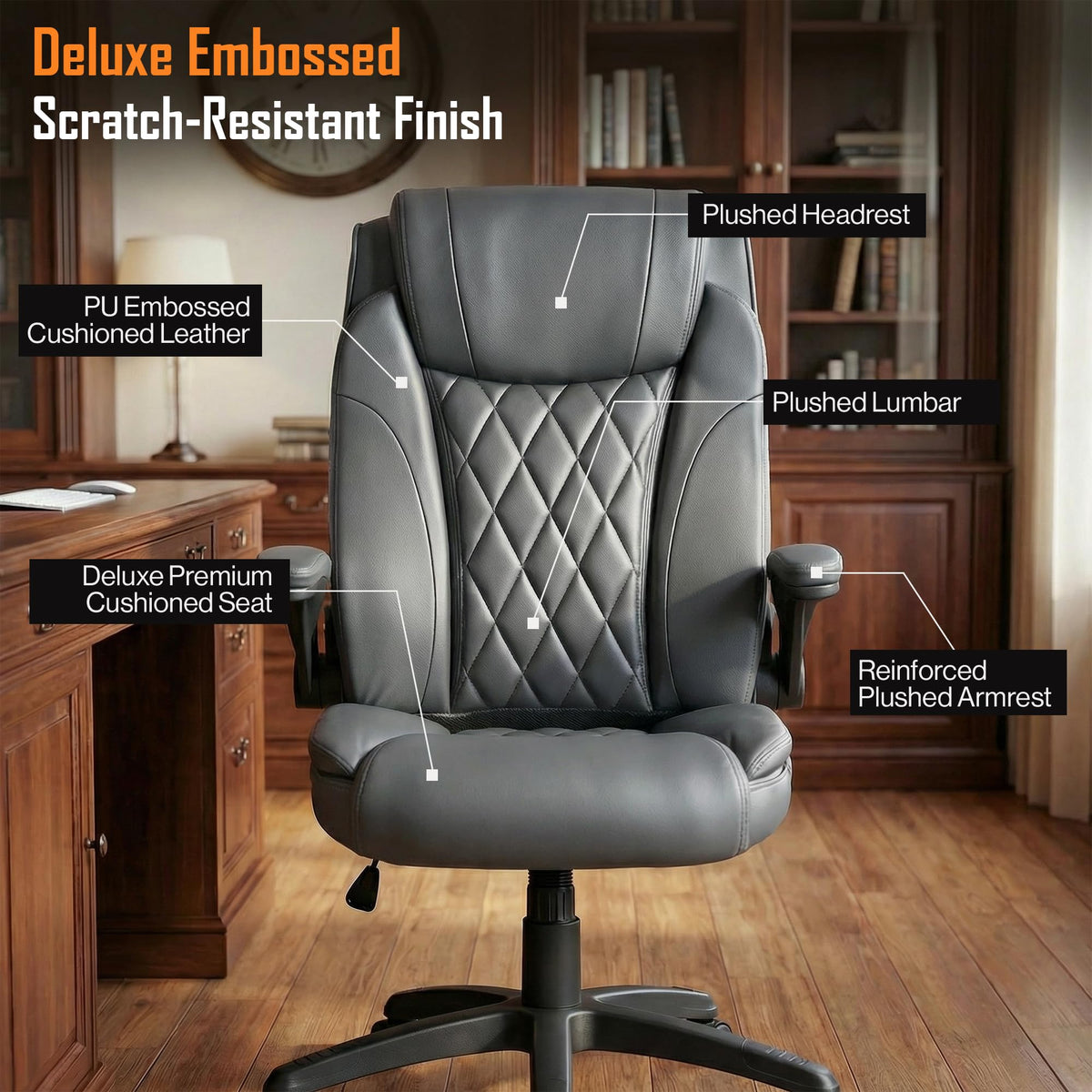 Drogo Dominus Ergonomic Leather Office Chair